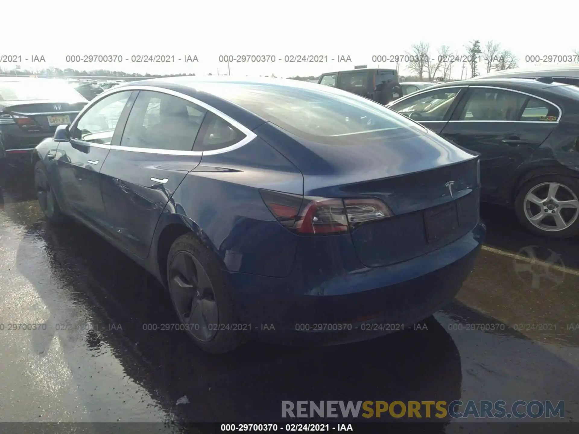 3 Photograph of a damaged car 5YJ3E1EA8LF476301 TESLA MODEL 3 2020