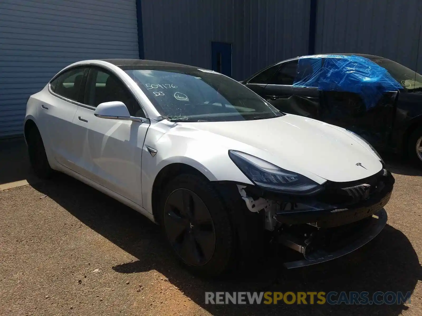 1 Photograph of a damaged car 5YJ3E1EA8LF504176 TESLA MODEL 3 2020