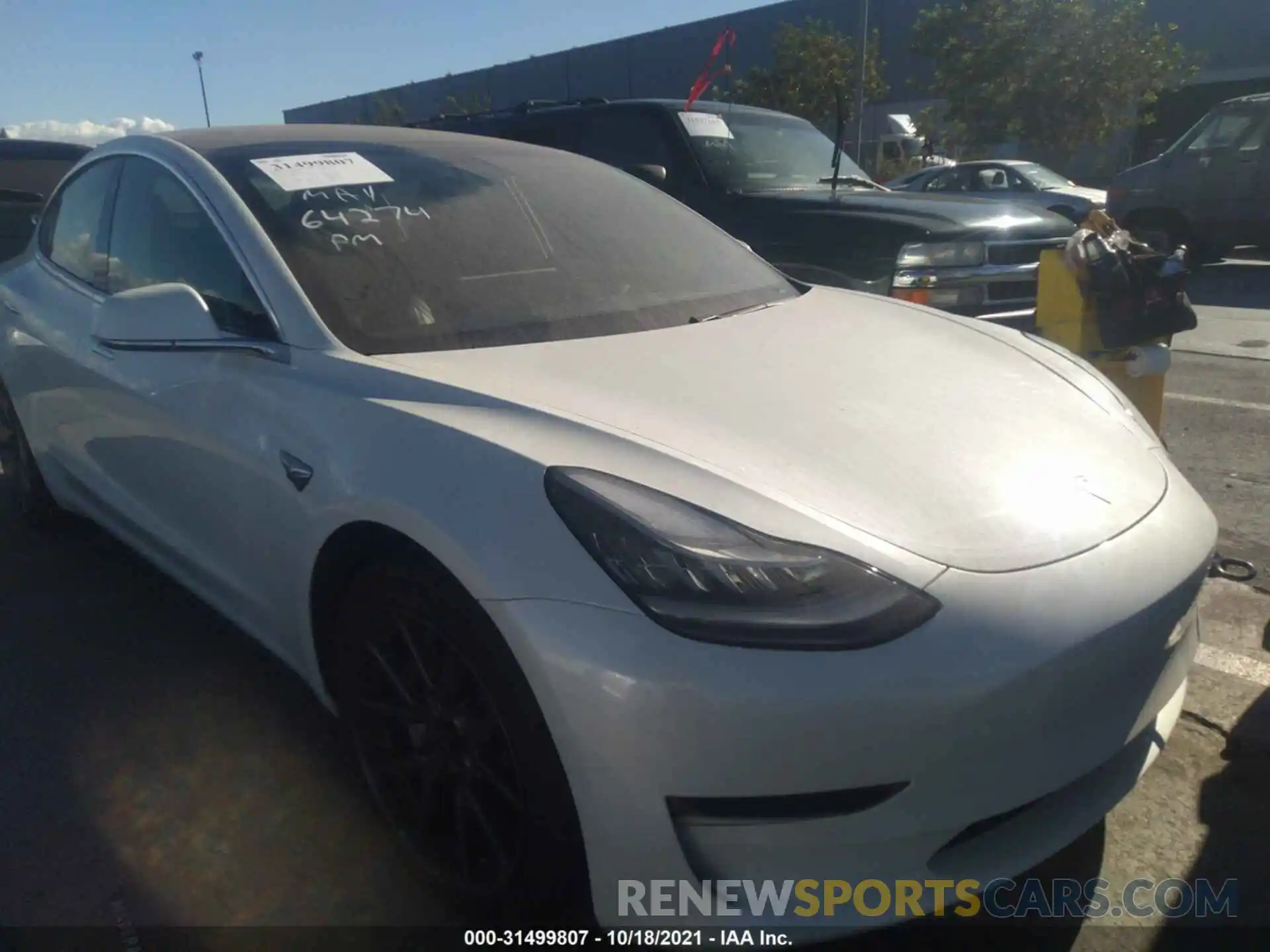 1 Photograph of a damaged car 5YJ3E1EA8LF504873 TESLA MODEL 3 2020