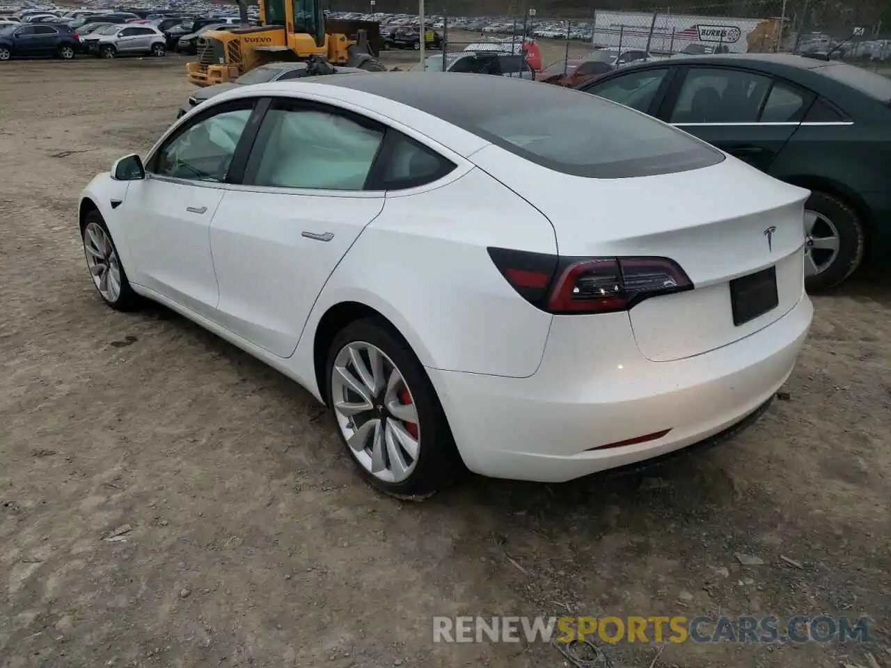 3 Photograph of a damaged car 5YJ3E1EA8LF509880 TESLA MODEL 3 2020