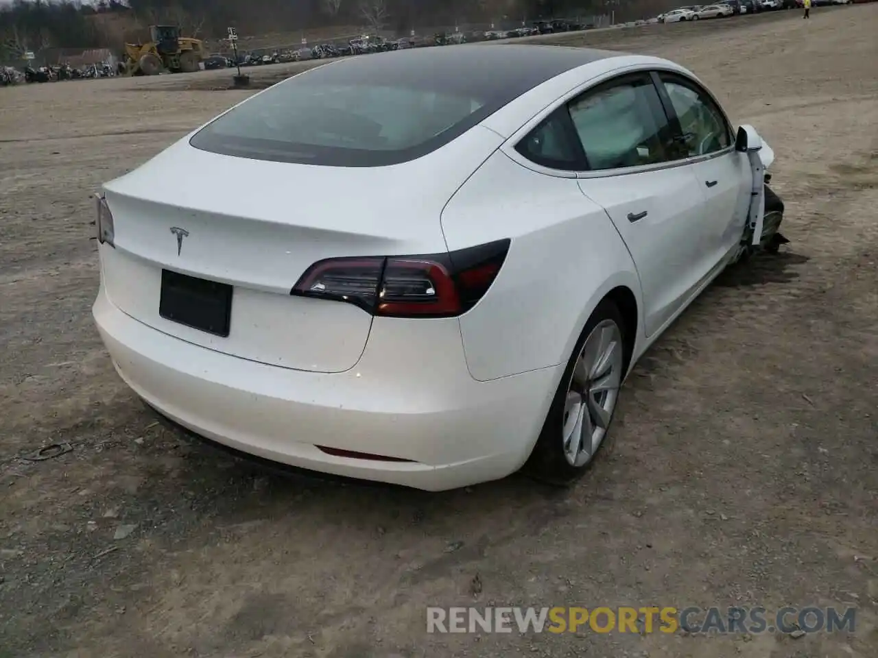 4 Фотография поврежденного автомобиля 5YJ3E1EA8LF509880 TESLA MODEL 3 2020