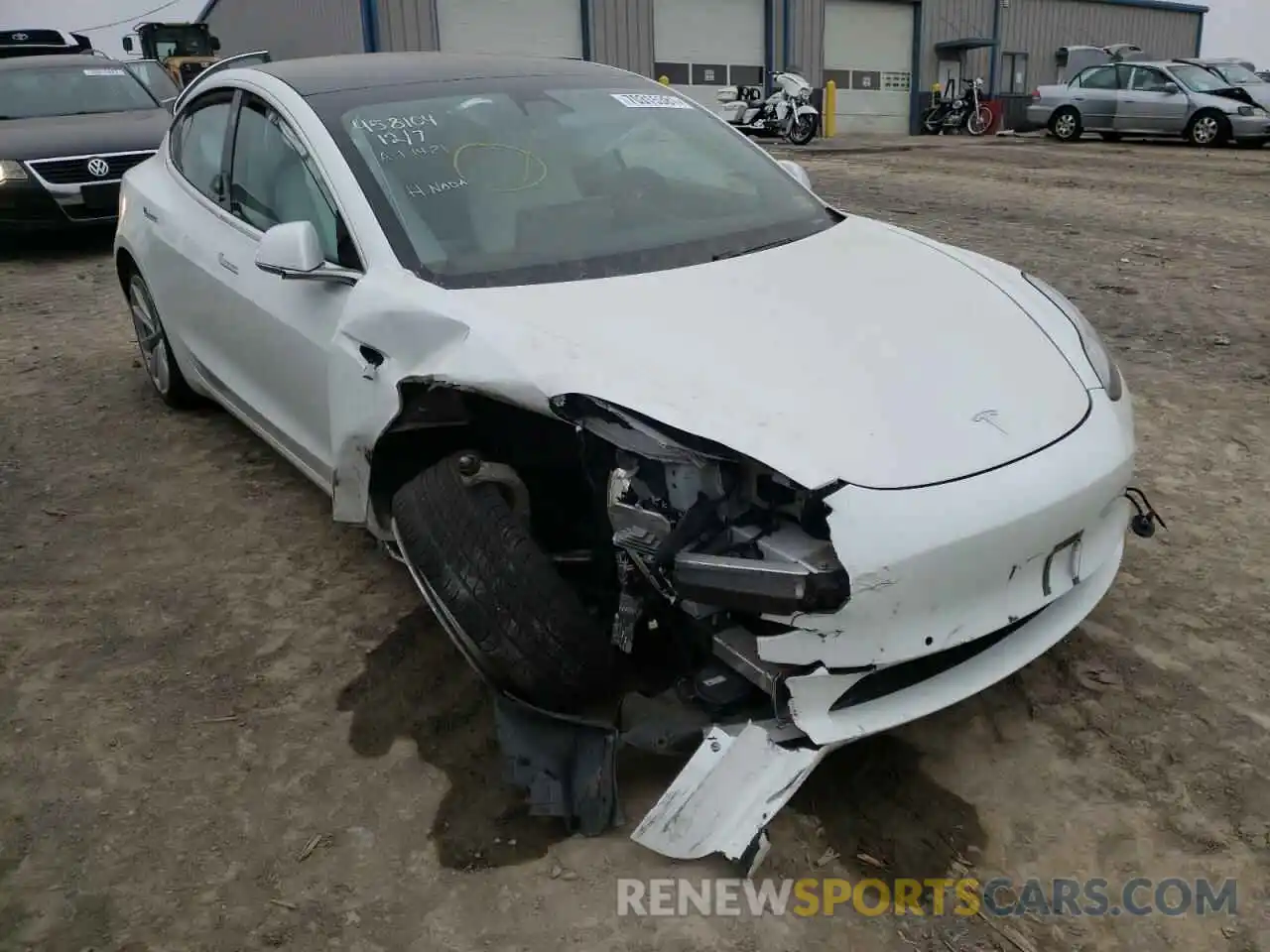 9 Photograph of a damaged car 5YJ3E1EA8LF509880 TESLA MODEL 3 2020