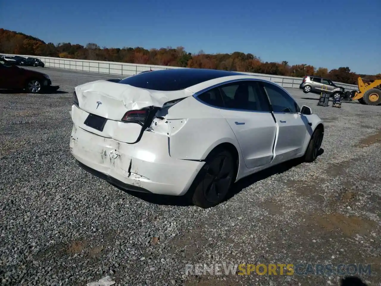 4 Photograph of a damaged car 5YJ3E1EA8LF590699 TESLA MODEL 3 2020