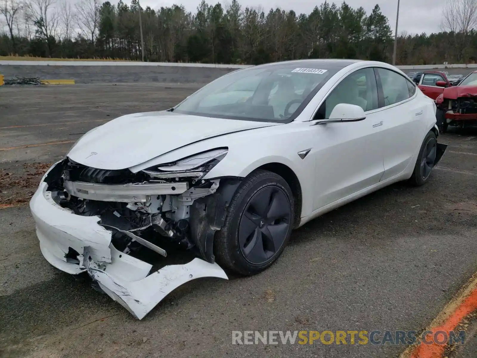 2 Photograph of a damaged car 5YJ3E1EA8LF591089 TESLA MODEL 3 2020