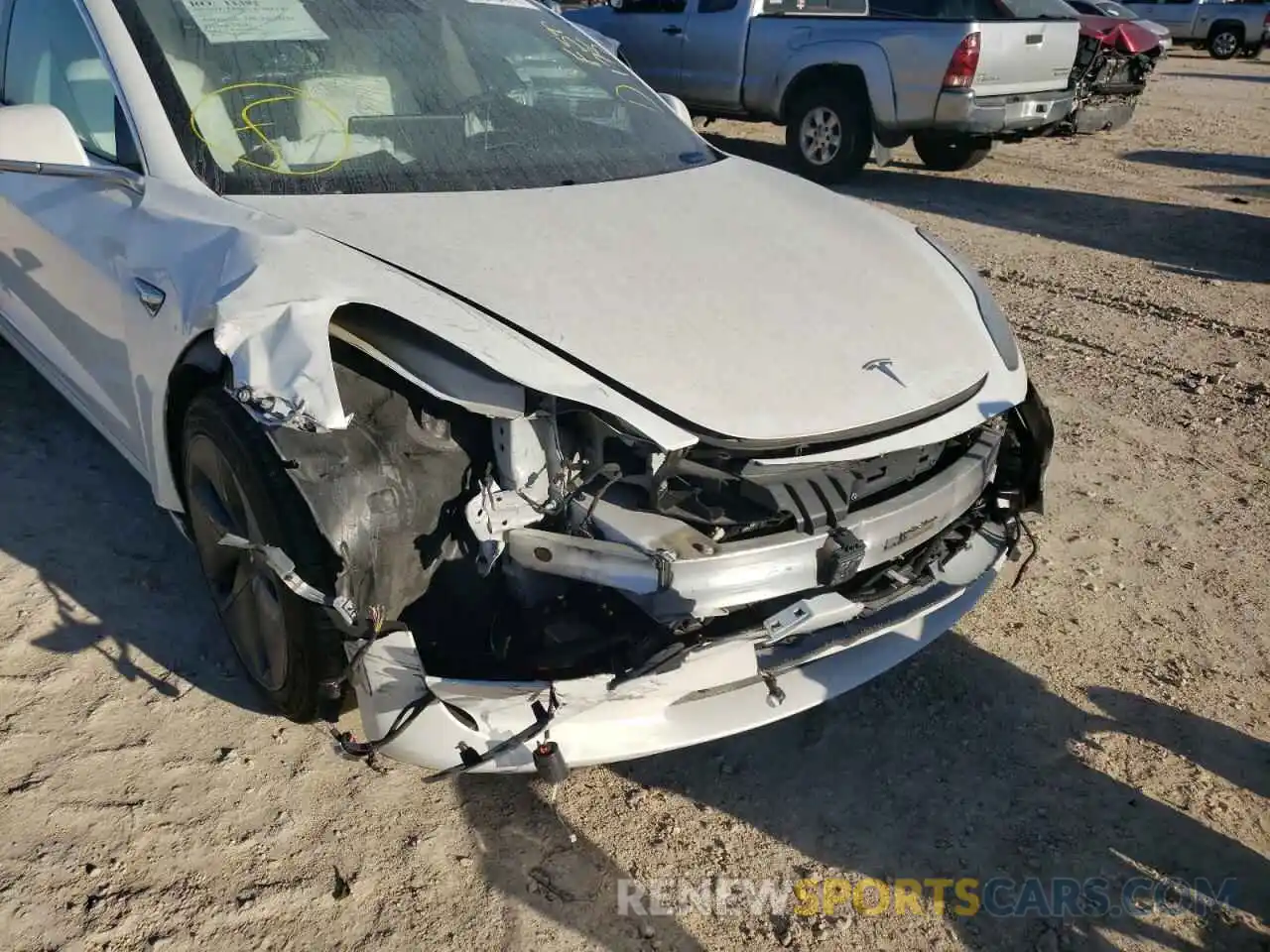 9 Photograph of a damaged car 5YJ3E1EA8LF599175 TESLA MODEL 3 2020