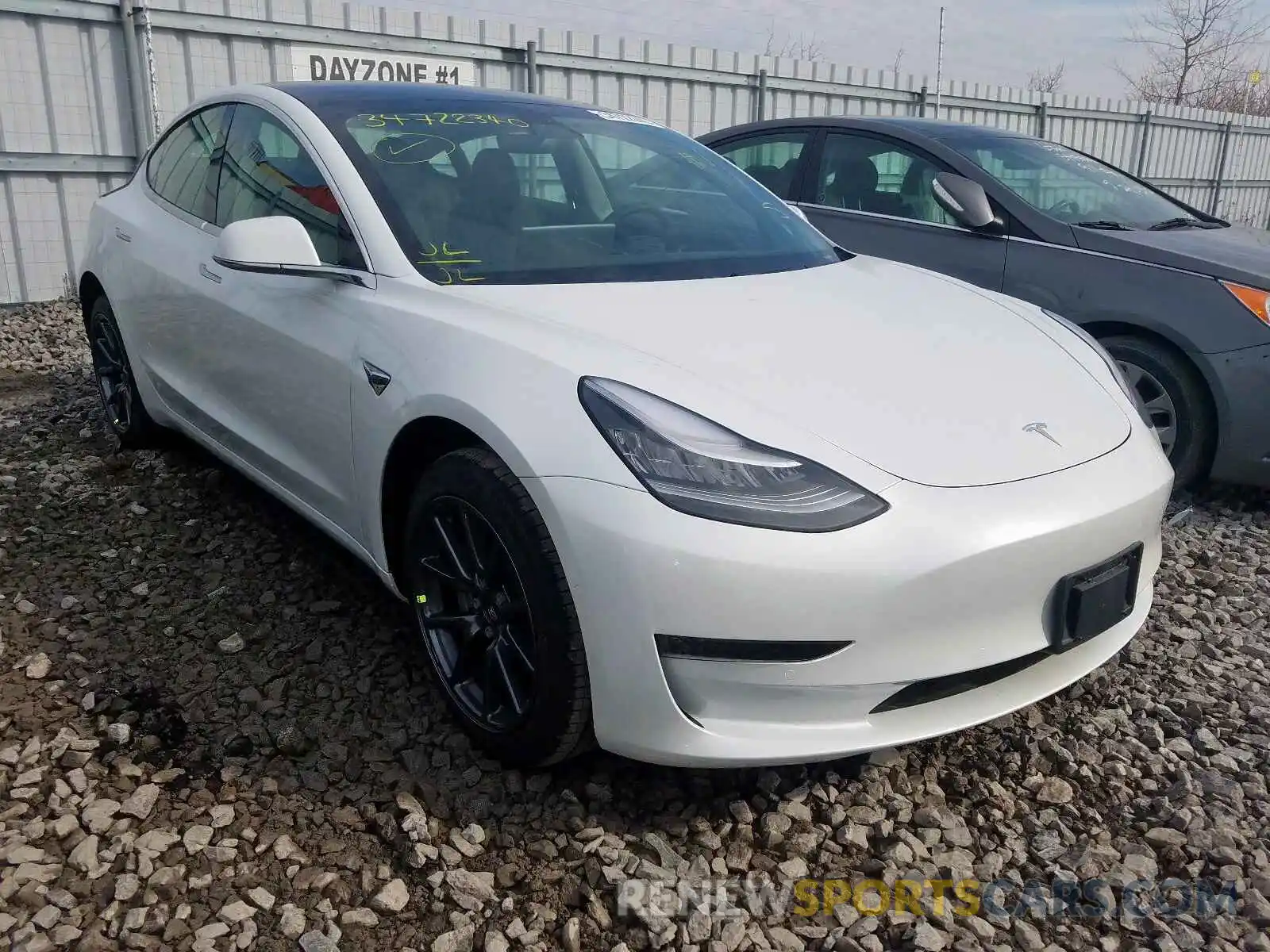 1 Photograph of a damaged car 5YJ3E1EA8LF603810 TESLA MODEL 3 2020