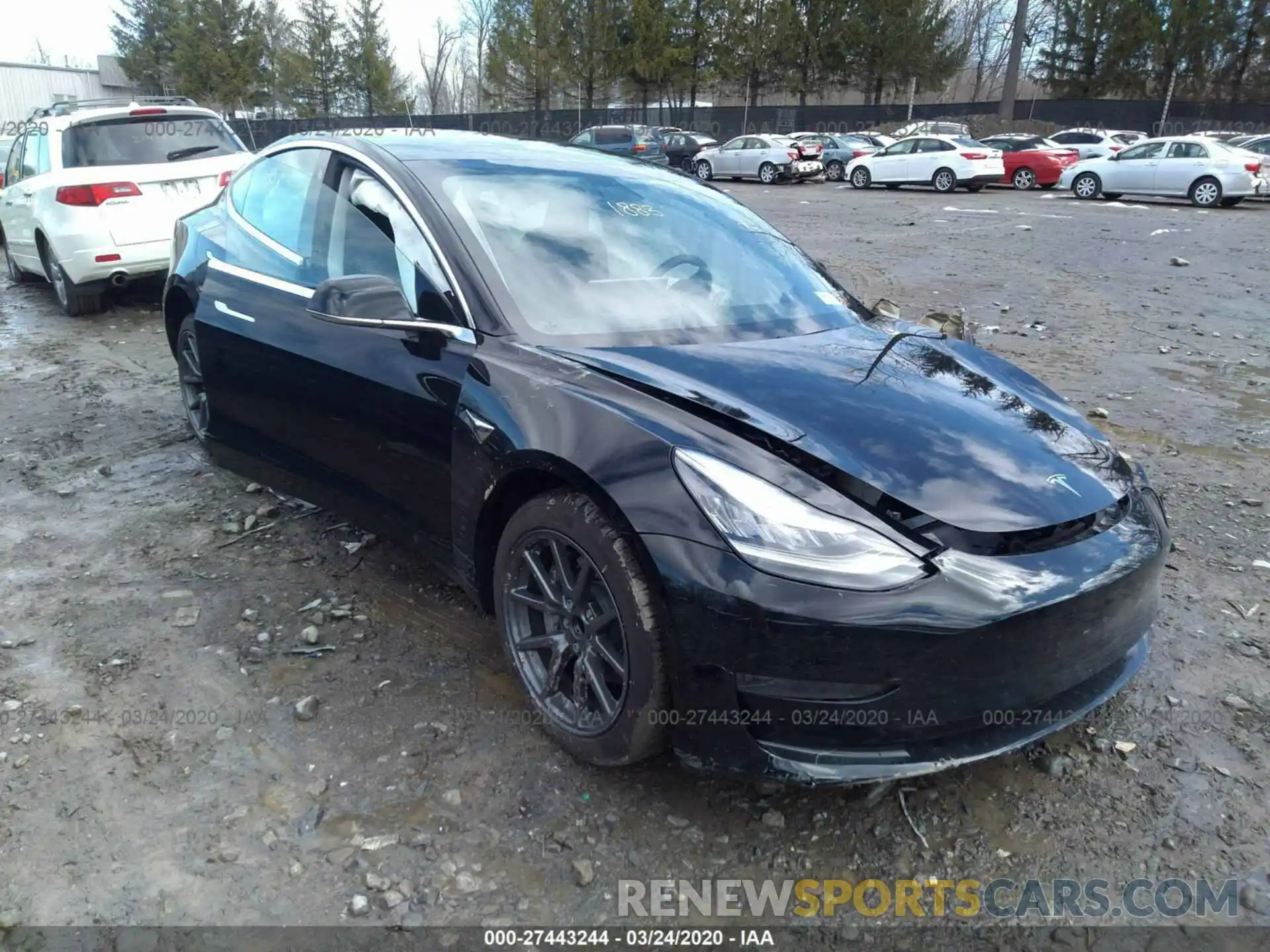 1 Фотография поврежденного автомобиля 5YJ3E1EA8LF606416 TESLA MODEL 3 2020