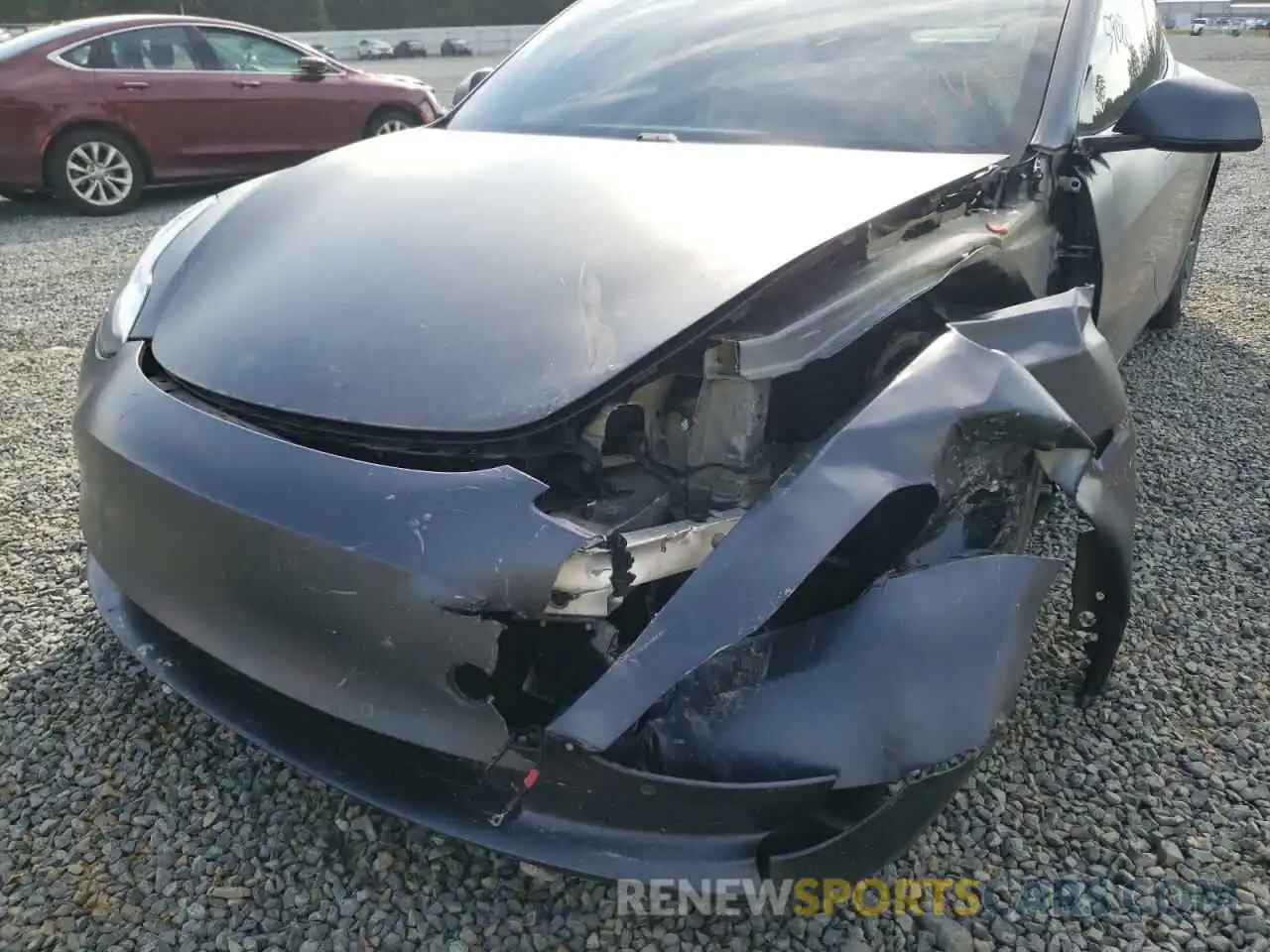 9 Photograph of a damaged car 5YJ3E1EA8LF614922 TESLA MODEL 3 2020