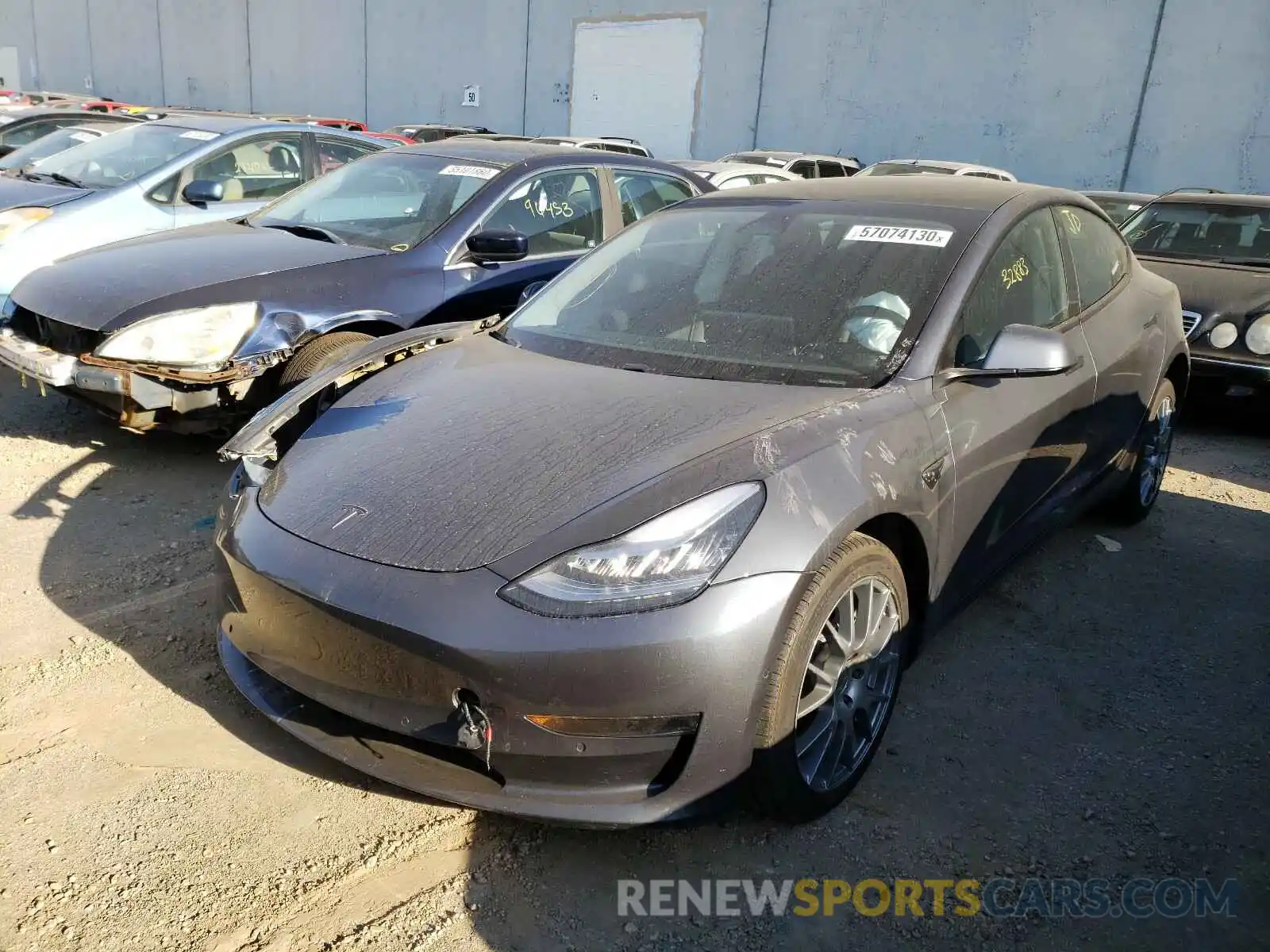 1 Фотография поврежденного автомобиля 5YJ3E1EA8LF631882 TESLA MODEL 3 2020