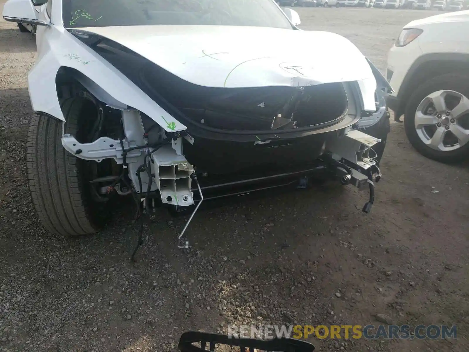 9 Photograph of a damaged car 5YJ3E1EA8LF632563 TESLA MODEL 3 2020