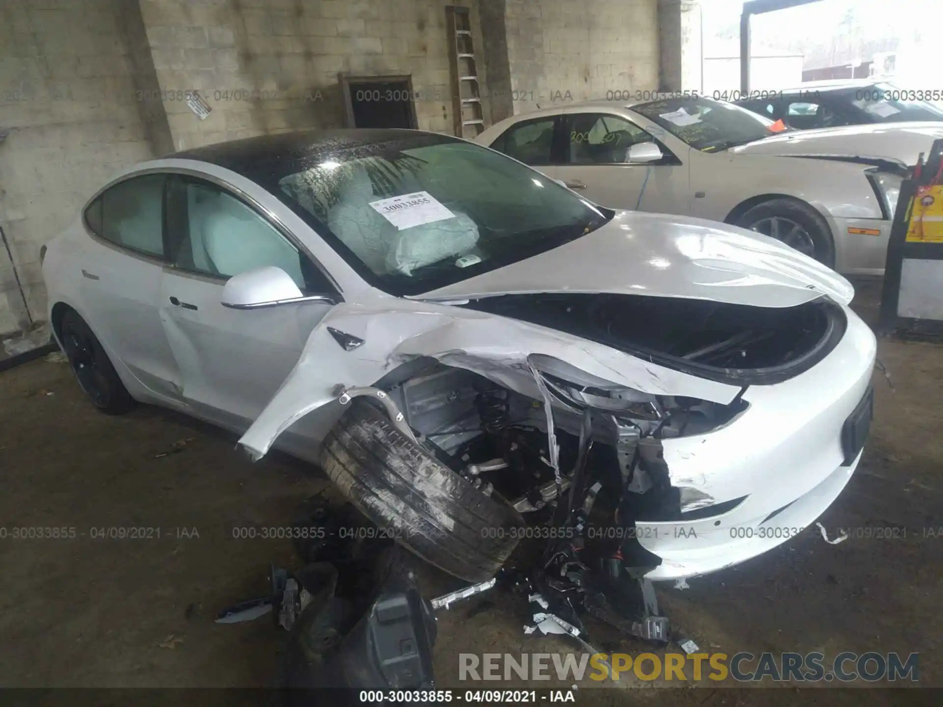 1 Photograph of a damaged car 5YJ3E1EA8LF634703 TESLA MODEL 3 2020