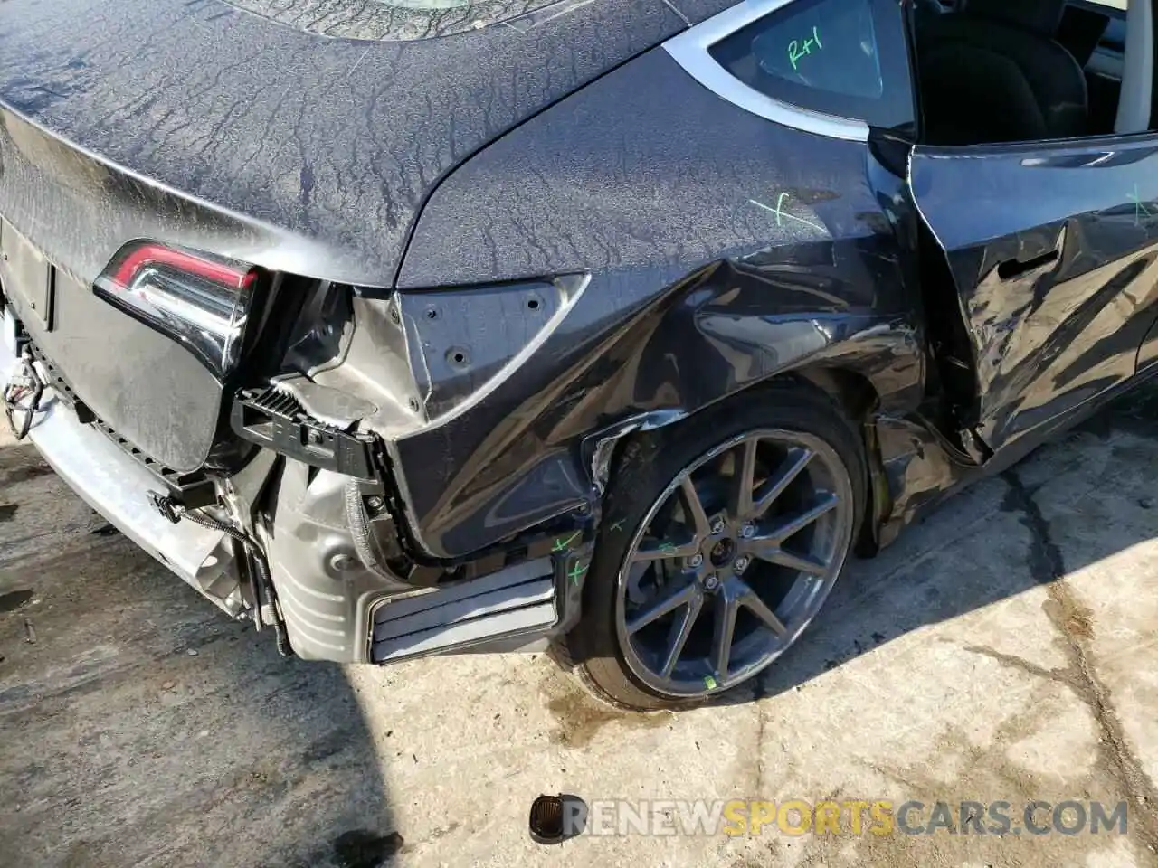 9 Photograph of a damaged car 5YJ3E1EA8LF658029 TESLA MODEL 3 2020