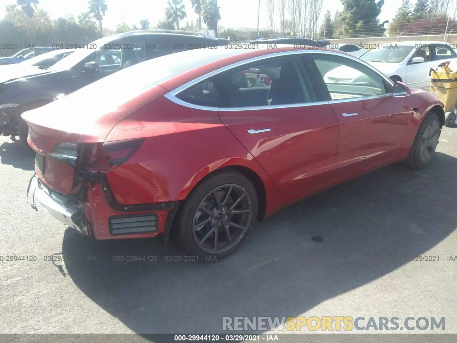 4 Photograph of a damaged car 5YJ3E1EA8LF658287 TESLA MODEL 3 2020