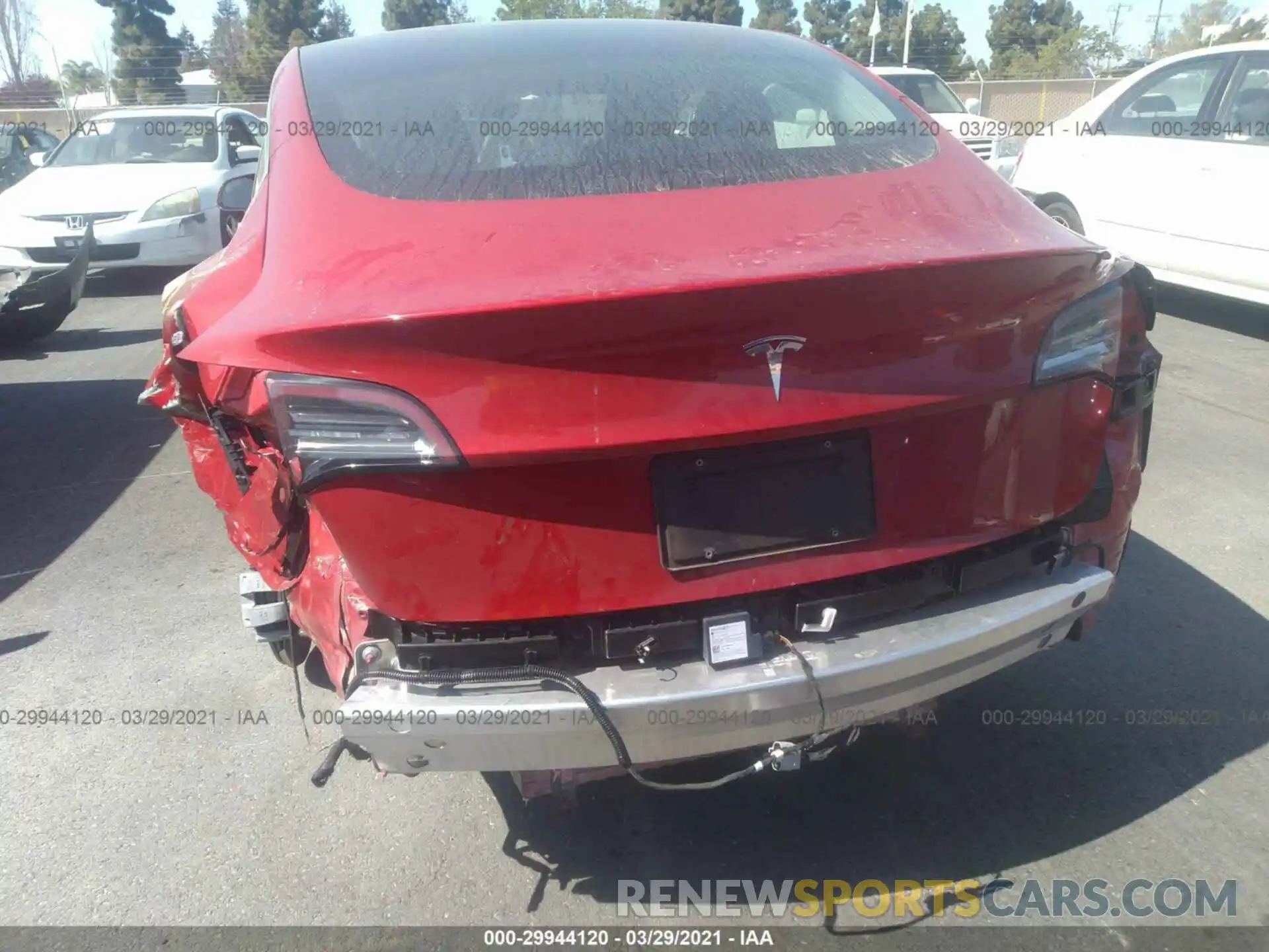 6 Photograph of a damaged car 5YJ3E1EA8LF658287 TESLA MODEL 3 2020