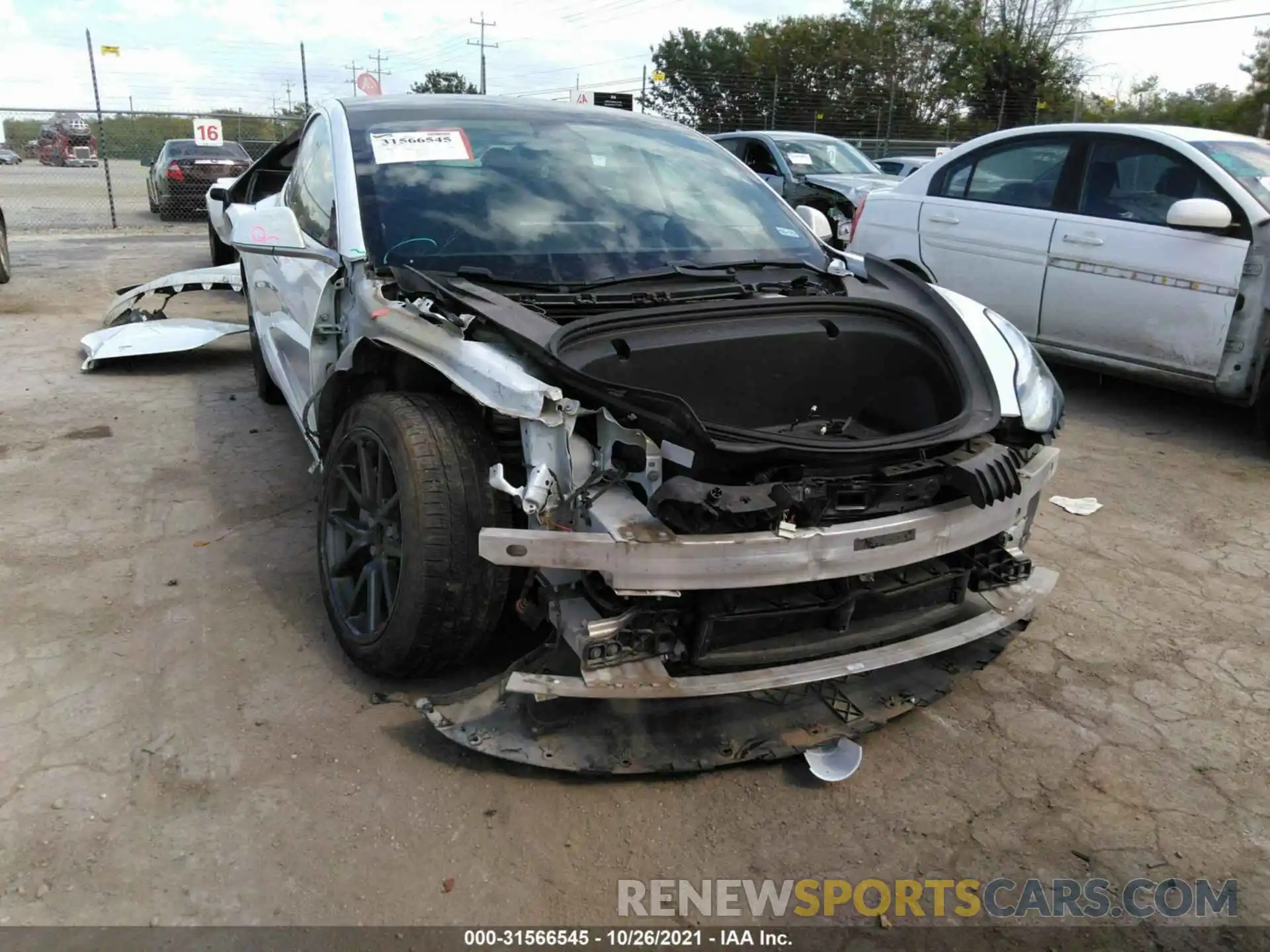 6 Photograph of a damaged car 5YJ3E1EA8LF659102 TESLA MODEL 3 2020