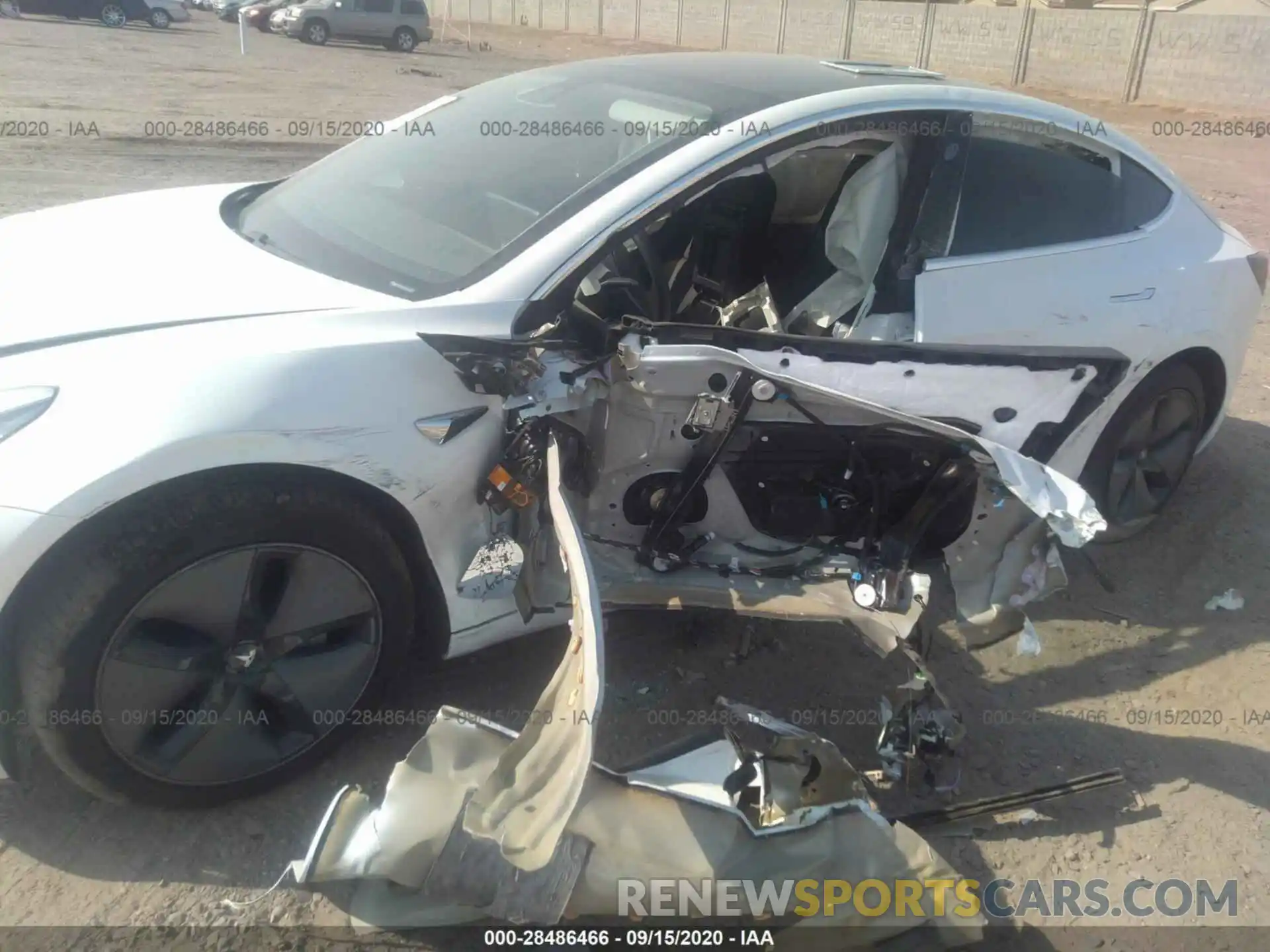 6 Photograph of a damaged car 5YJ3E1EA8LF660038 TESLA MODEL 3 2020