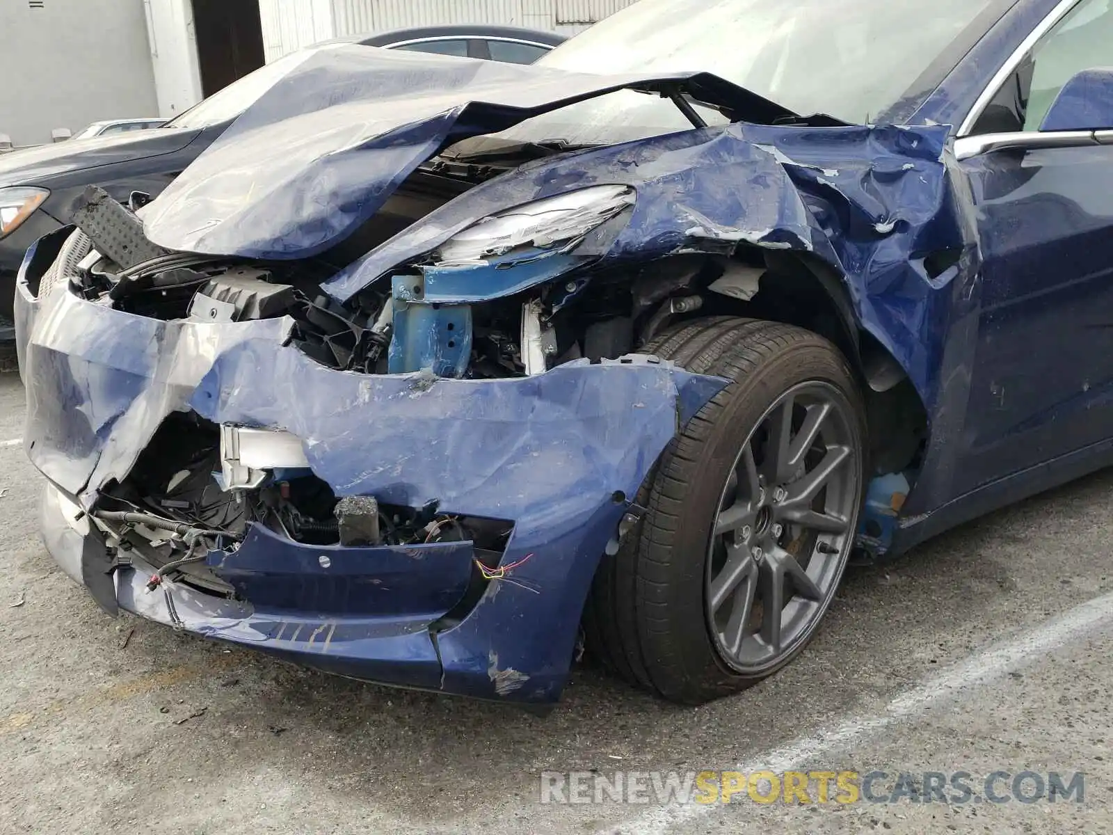 9 Photograph of a damaged car 5YJ3E1EA8LF662419 TESLA MODEL 3 2020