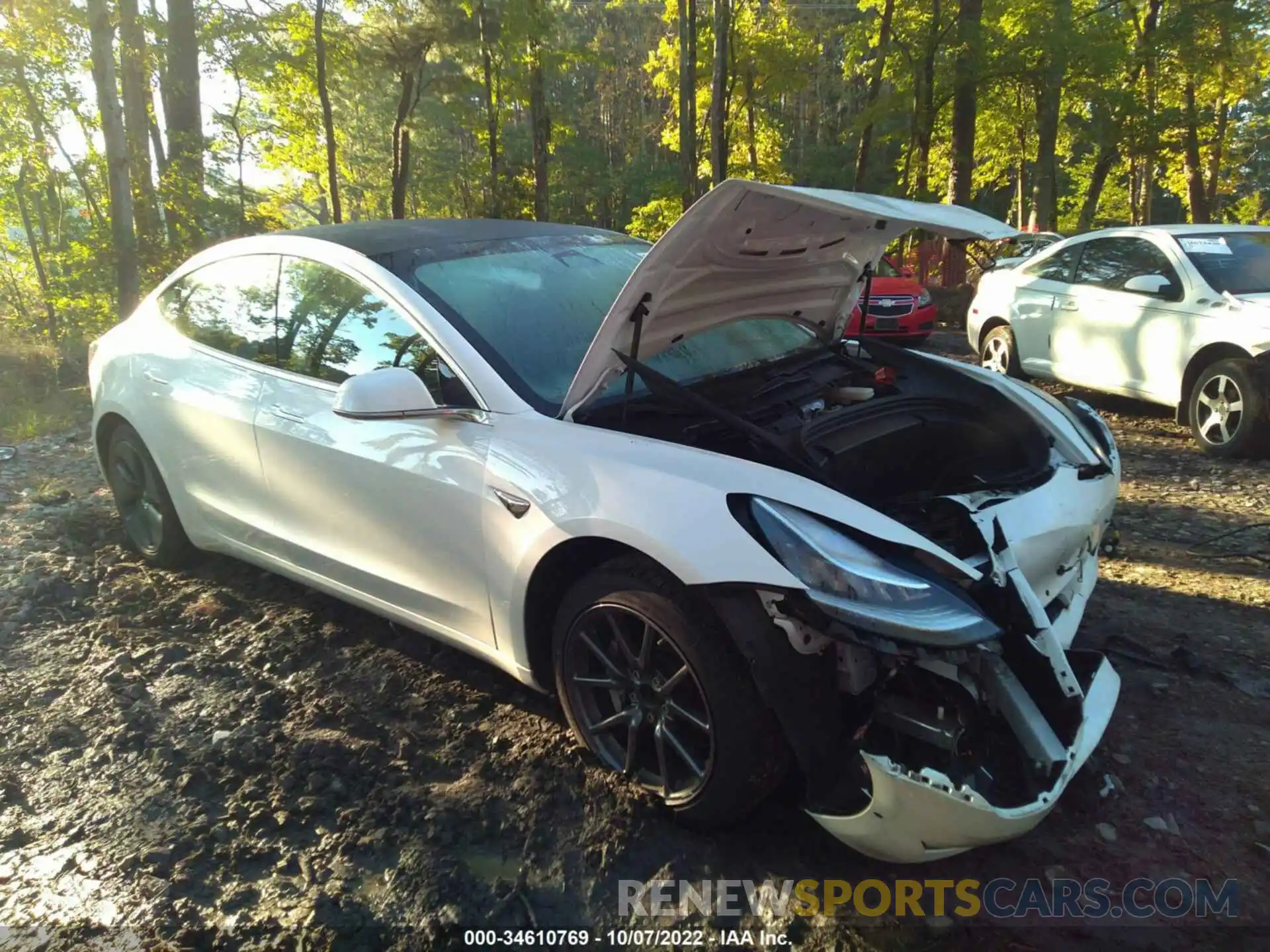 1 Photograph of a damaged car 5YJ3E1EA8LF707231 TESLA MODEL 3 2020