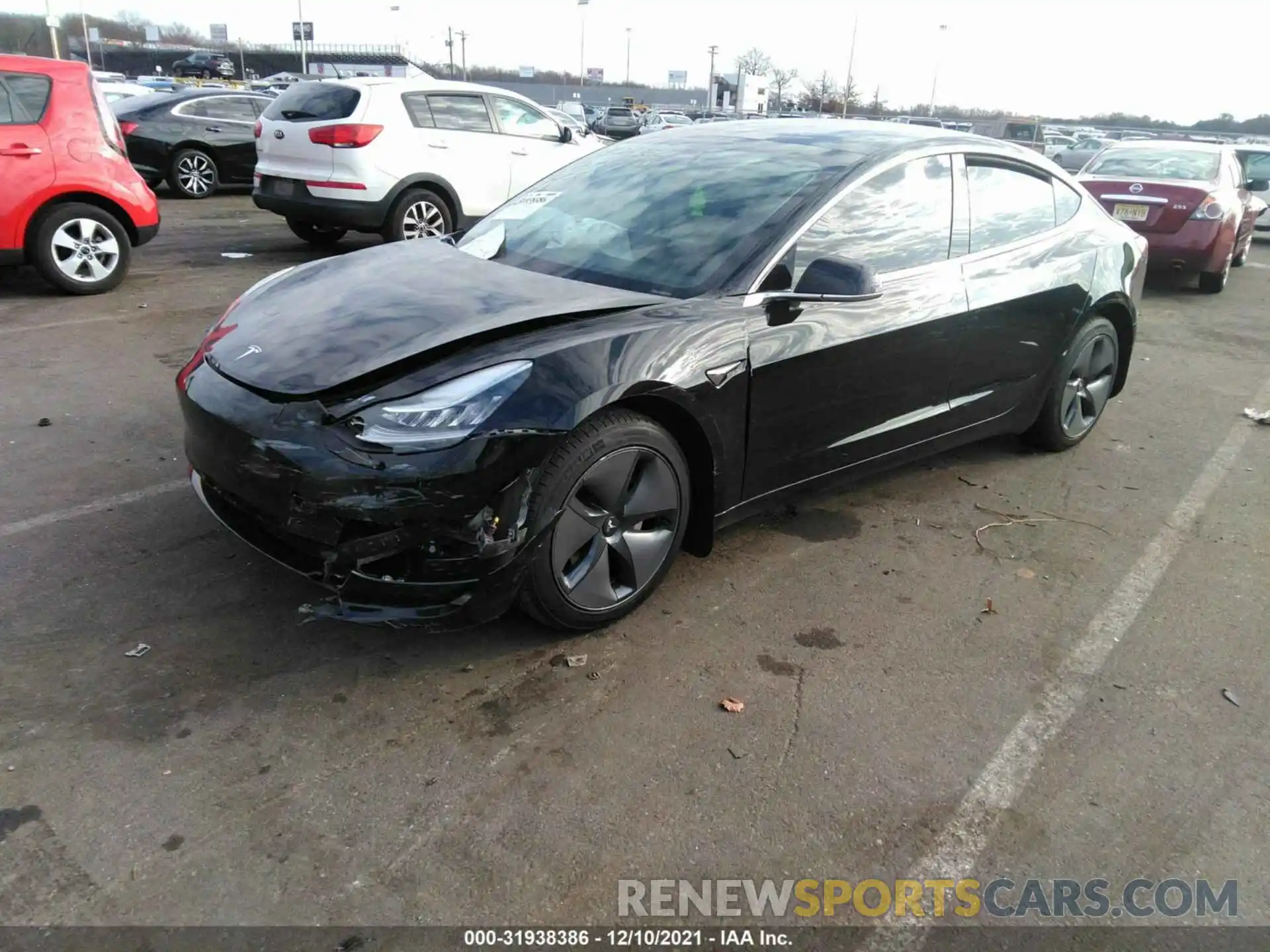 2 Фотография поврежденного автомобиля 5YJ3E1EA8LF715135 TESLA MODEL 3 2020