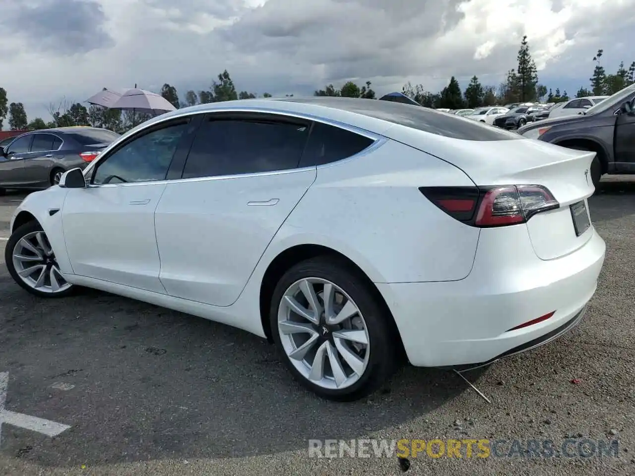 2 Фотография поврежденного автомобиля 5YJ3E1EA8LF717757 TESLA MODEL 3 2020