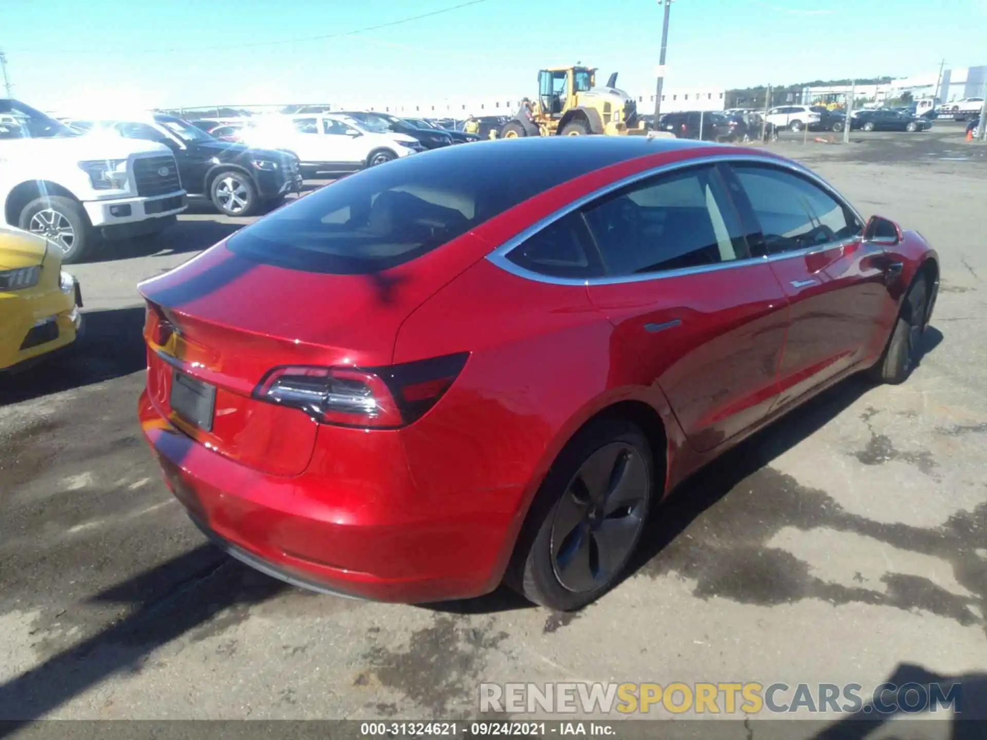 4 Фотография поврежденного автомобиля 5YJ3E1EA8LF718715 TESLA MODEL 3 2020