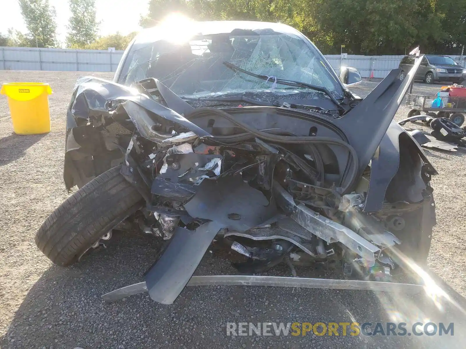 9 Photograph of a damaged car 5YJ3E1EA8LF734123 TESLA MODEL 3 2020