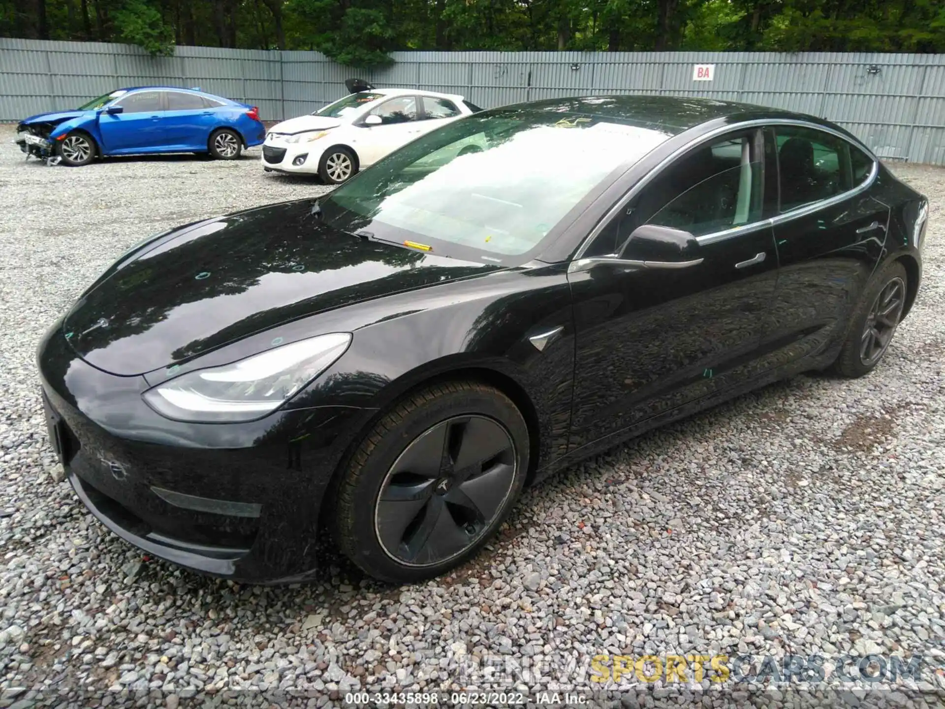 2 Photograph of a damaged car 5YJ3E1EA8LF736549 TESLA MODEL 3 2020