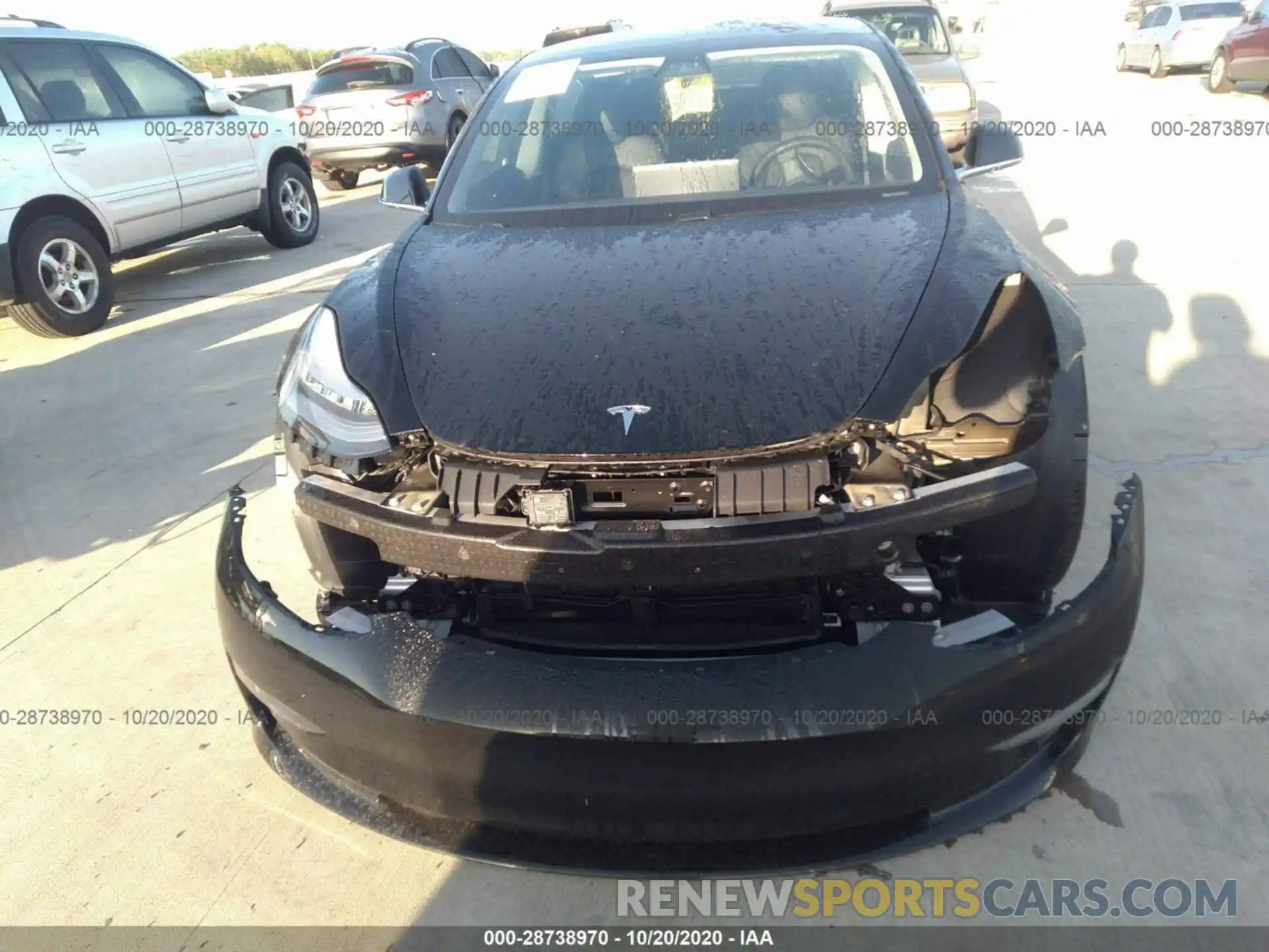 6 Photograph of a damaged car 5YJ3E1EA8LF737877 TESLA MODEL 3 2020