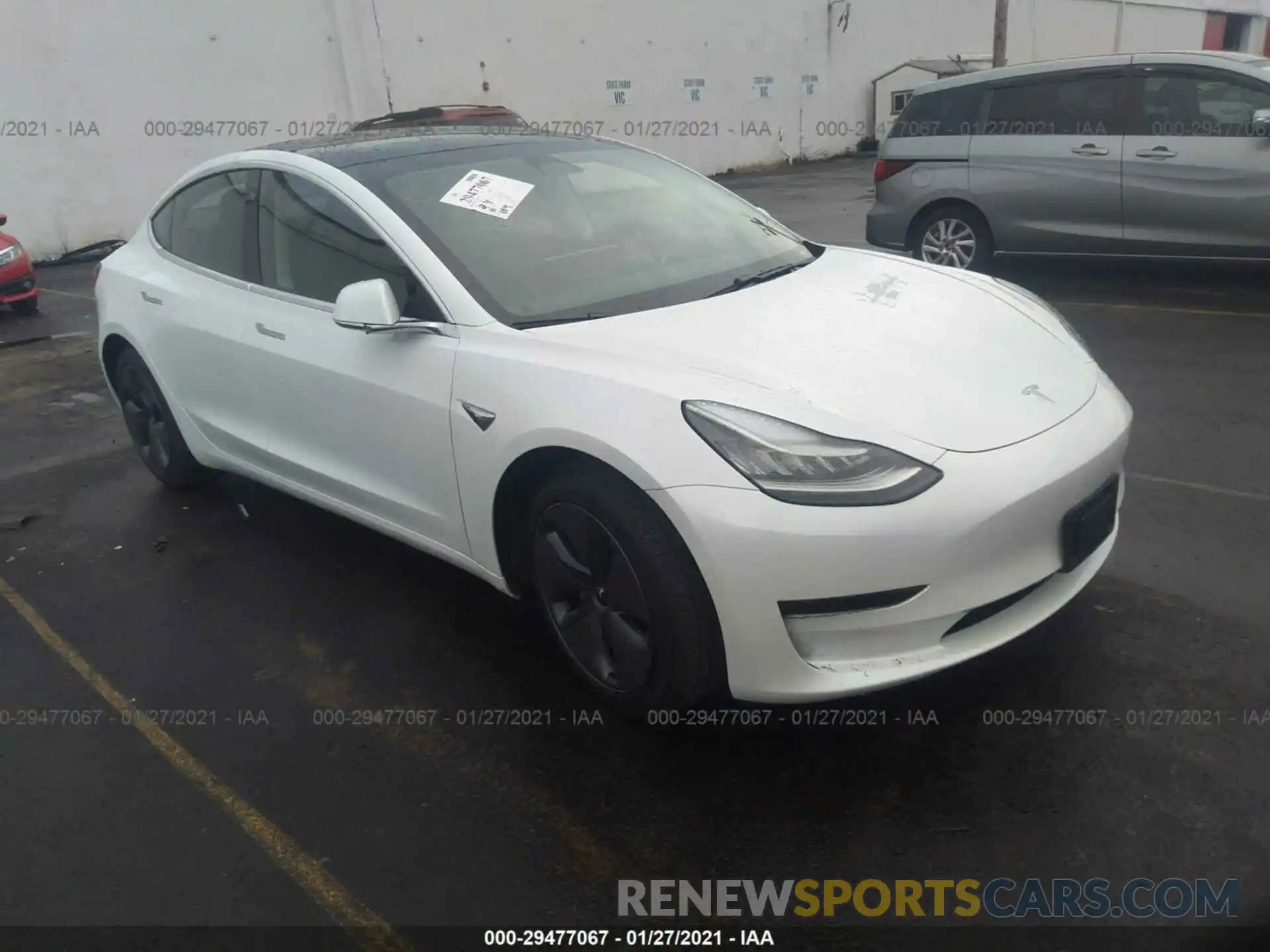 1 Фотография поврежденного автомобиля 5YJ3E1EA8LF740312 TESLA MODEL 3 2020