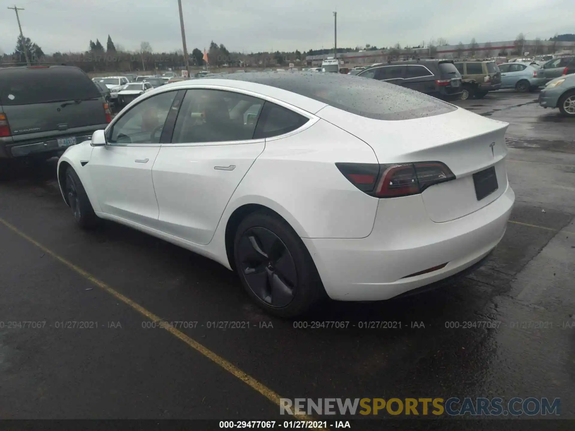 3 Photograph of a damaged car 5YJ3E1EA8LF740312 TESLA MODEL 3 2020