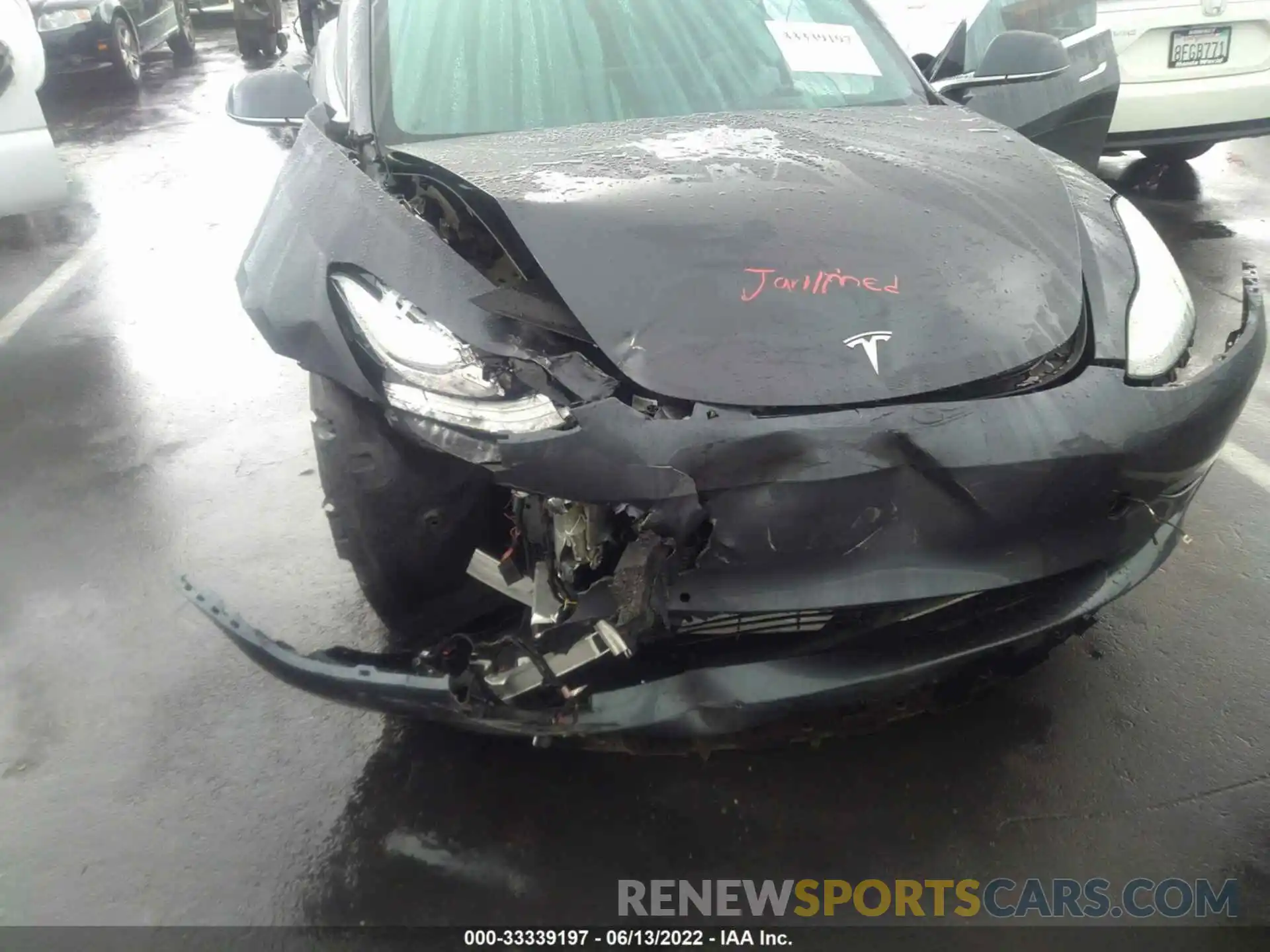 6 Photograph of a damaged car 5YJ3E1EA8LF743517 TESLA MODEL 3 2020