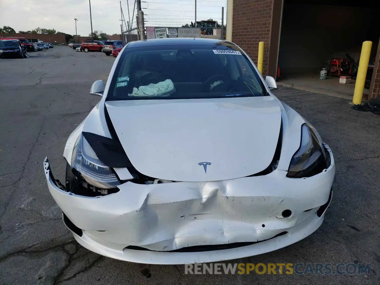 9 Photograph of a damaged car 5YJ3E1EA8LF745378 TESLA MODEL 3 2020