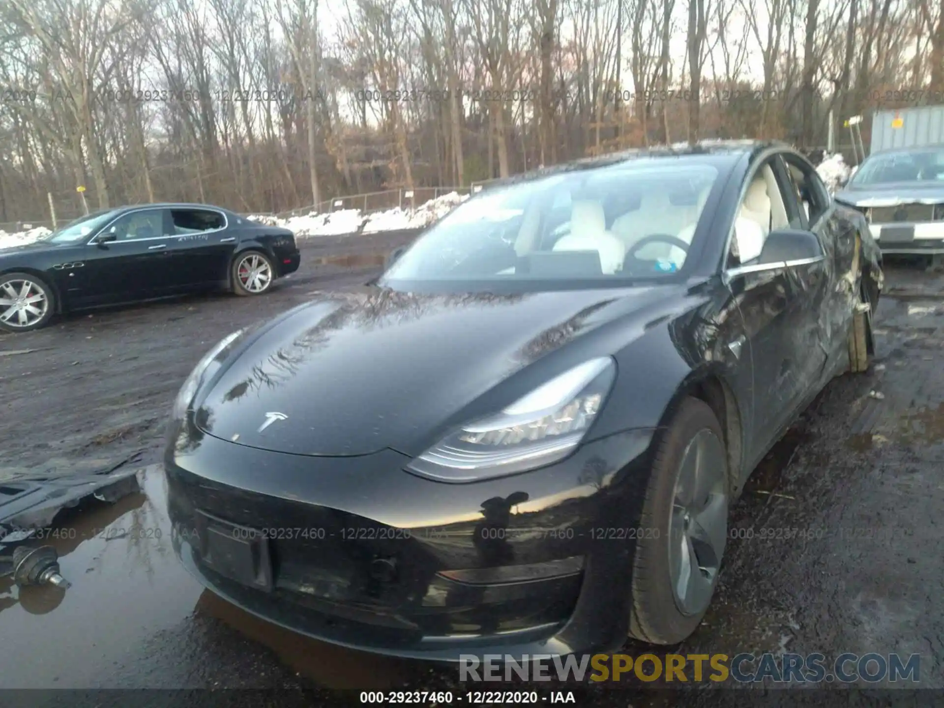 2 Photograph of a damaged car 5YJ3E1EA8LF793107 TESLA MODEL 3 2020