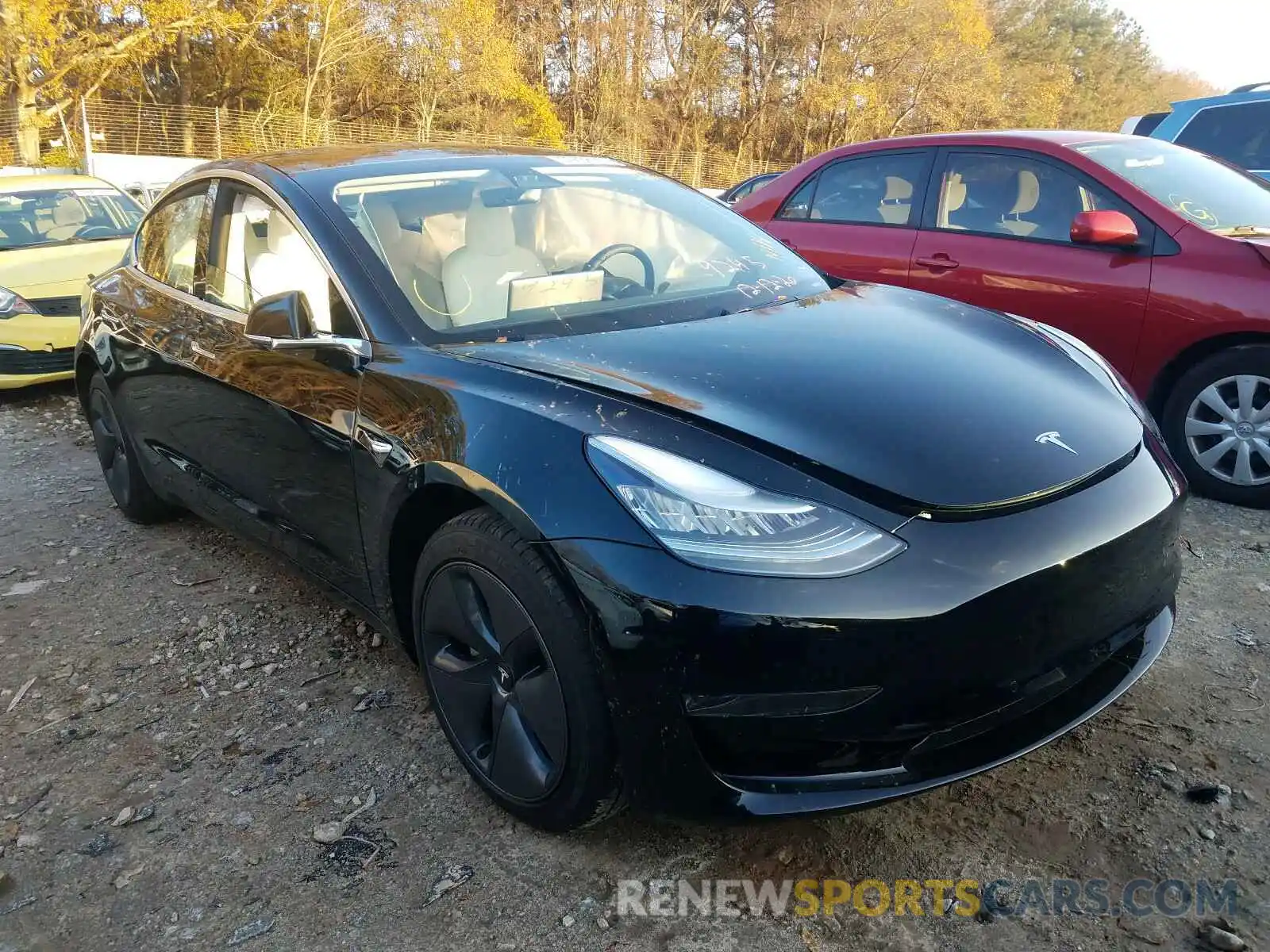 1 Photograph of a damaged car 5YJ3E1EA8LF797612 TESLA MODEL 3 2020