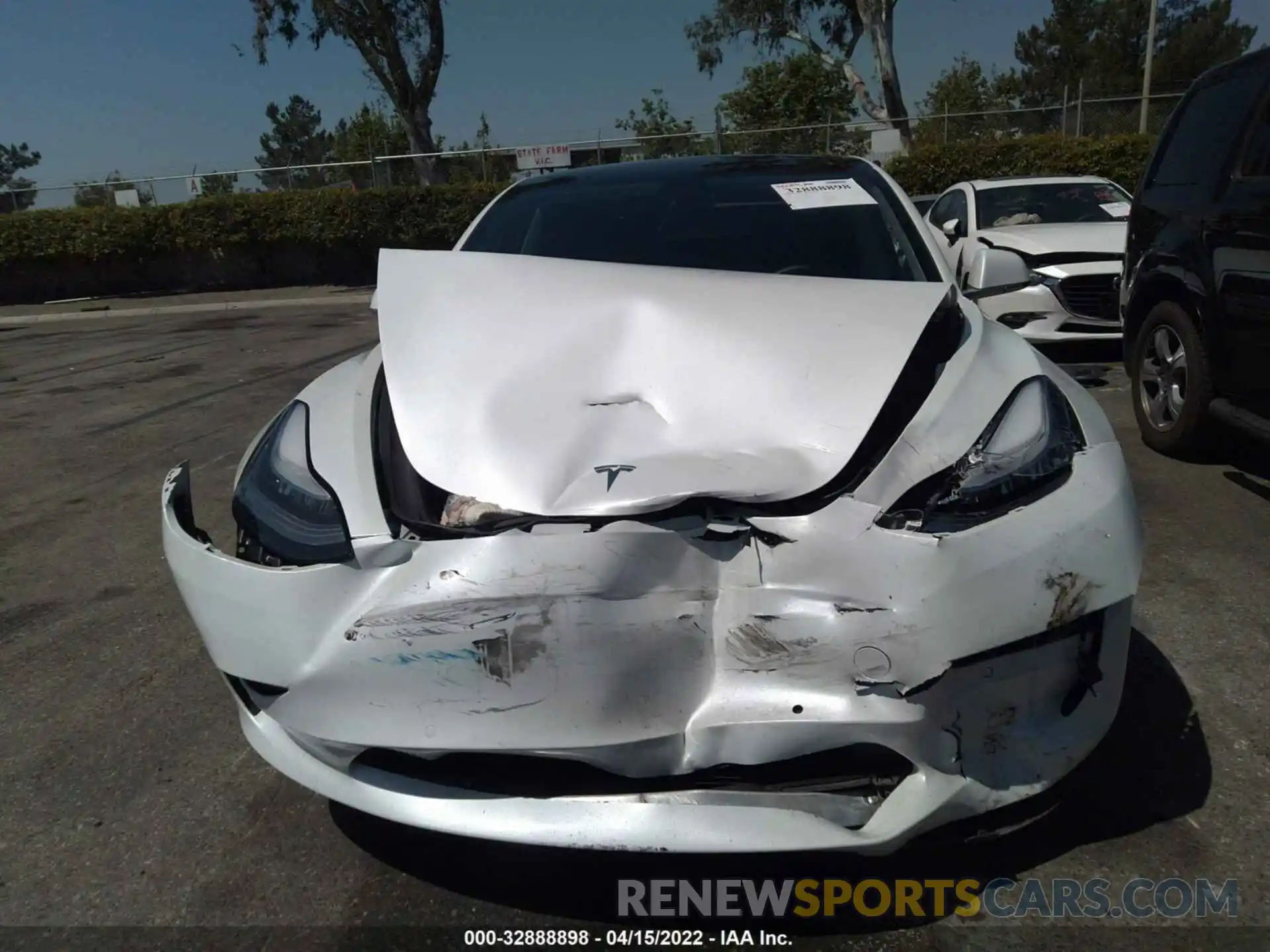 6 Photograph of a damaged car 5YJ3E1EA8LF798534 TESLA MODEL 3 2020