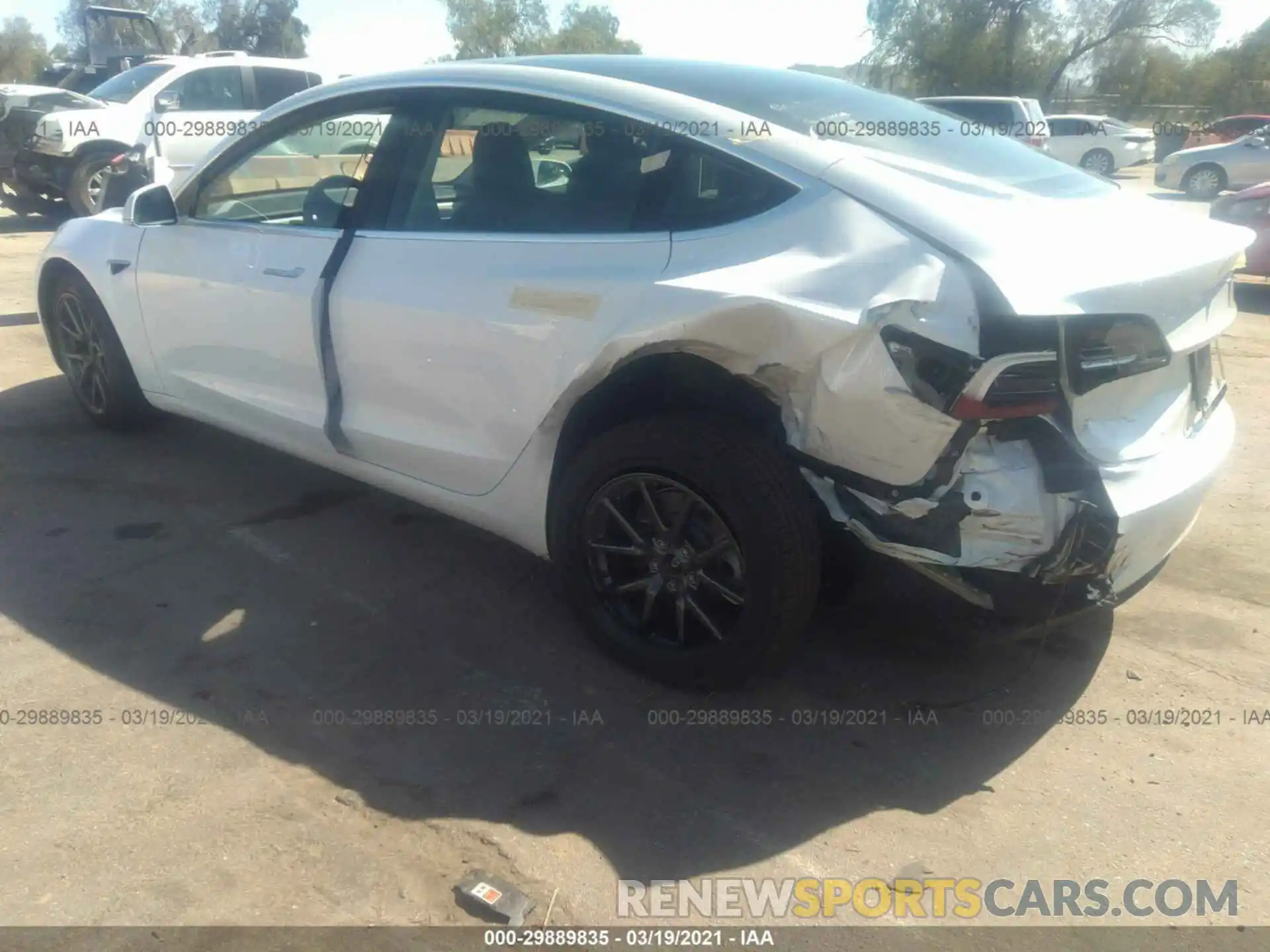 3 Photograph of a damaged car 5YJ3E1EA8LF799974 TESLA MODEL 3 2020