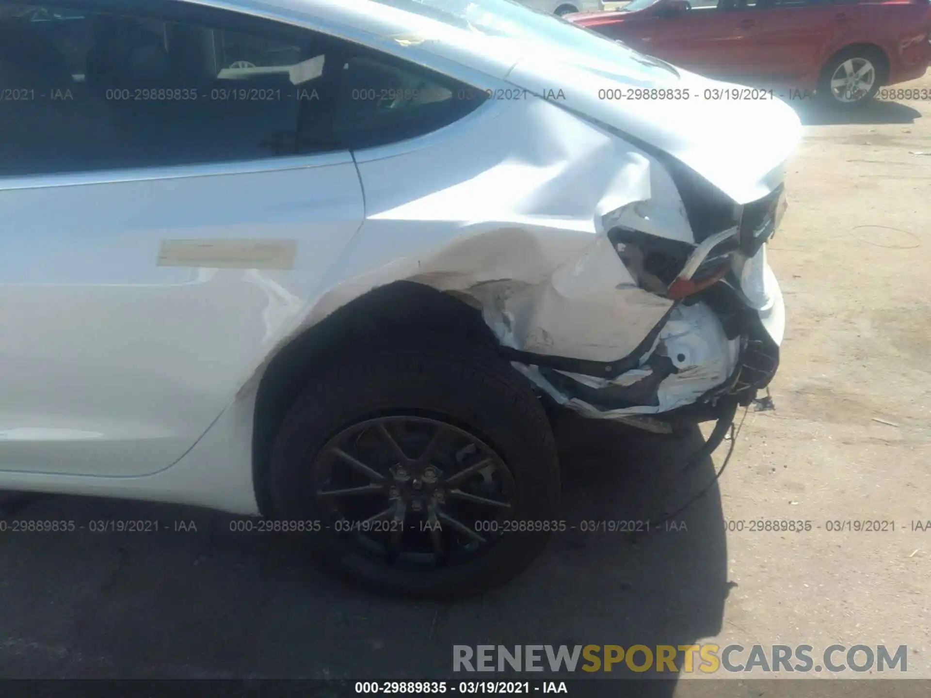 6 Photograph of a damaged car 5YJ3E1EA8LF799974 TESLA MODEL 3 2020