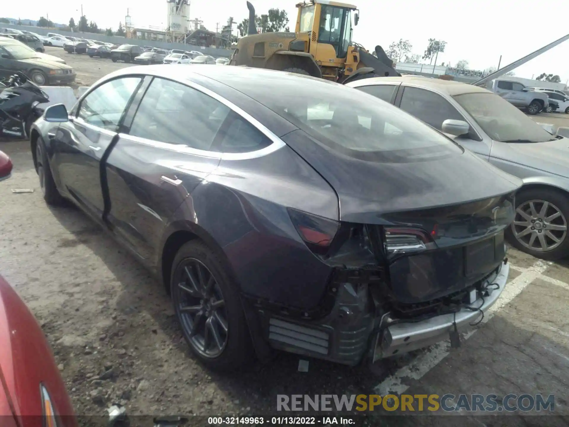 3 Photograph of a damaged car 5YJ3E1EA8LF803487 TESLA MODEL 3 2020