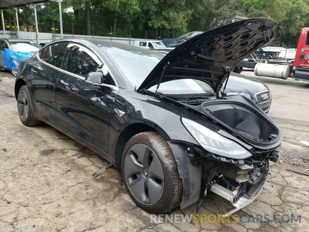 1 Photograph of a damaged car 5YJ3E1EA9LF590243 TESLA MODEL 3 2020