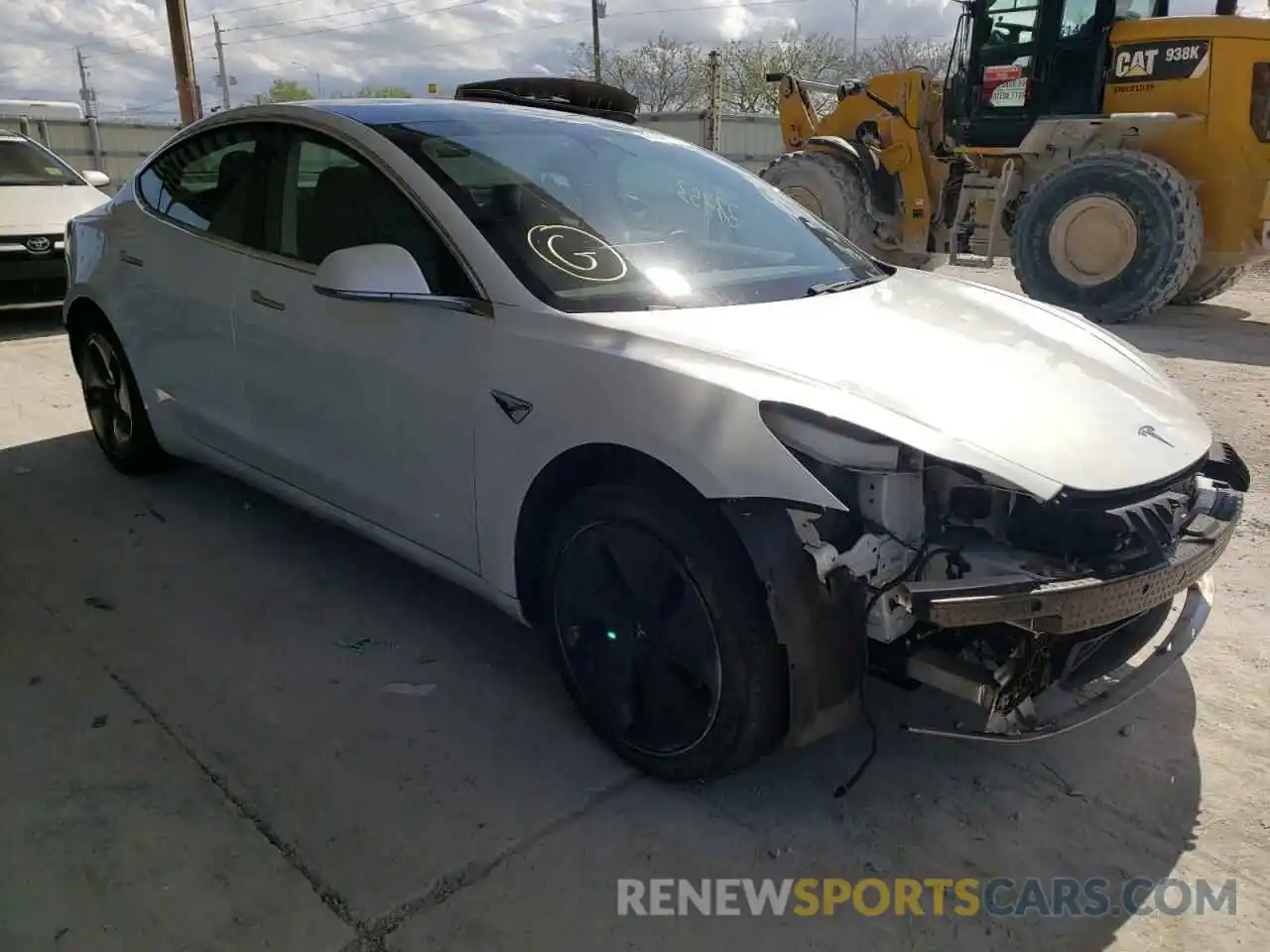 1 Photograph of a damaged car 5YJ3E1EA9LF598049 TESLA MODEL 3 2020