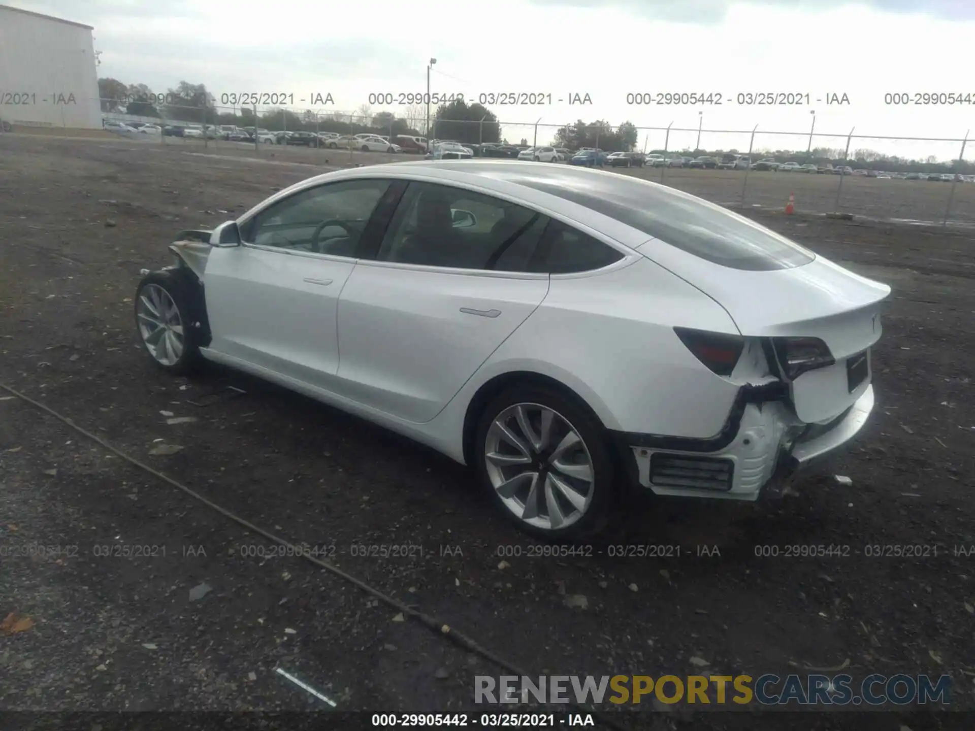 3 Photograph of a damaged car 5YJ3E1EA9LF598679 TESLA MODEL 3 2020