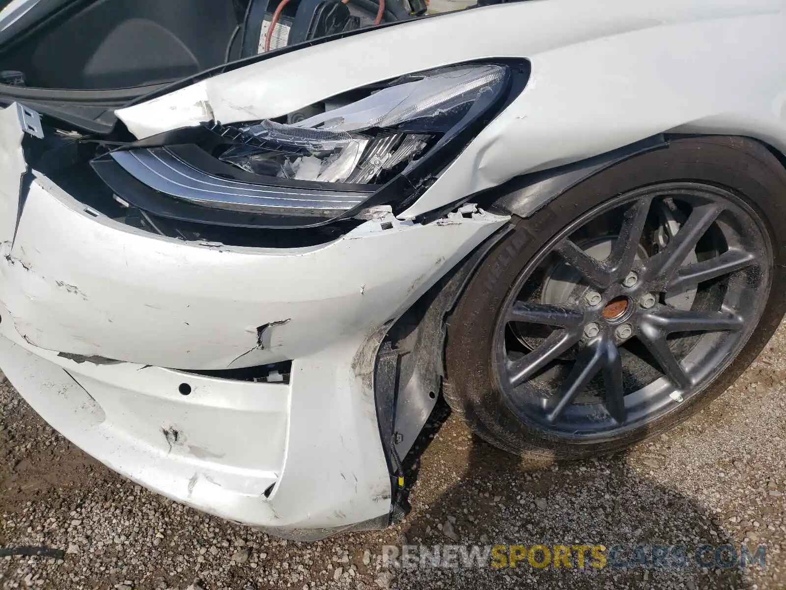 9 Photograph of a damaged car 5YJ3E1EA9LF599007 TESLA MODEL 3 2020