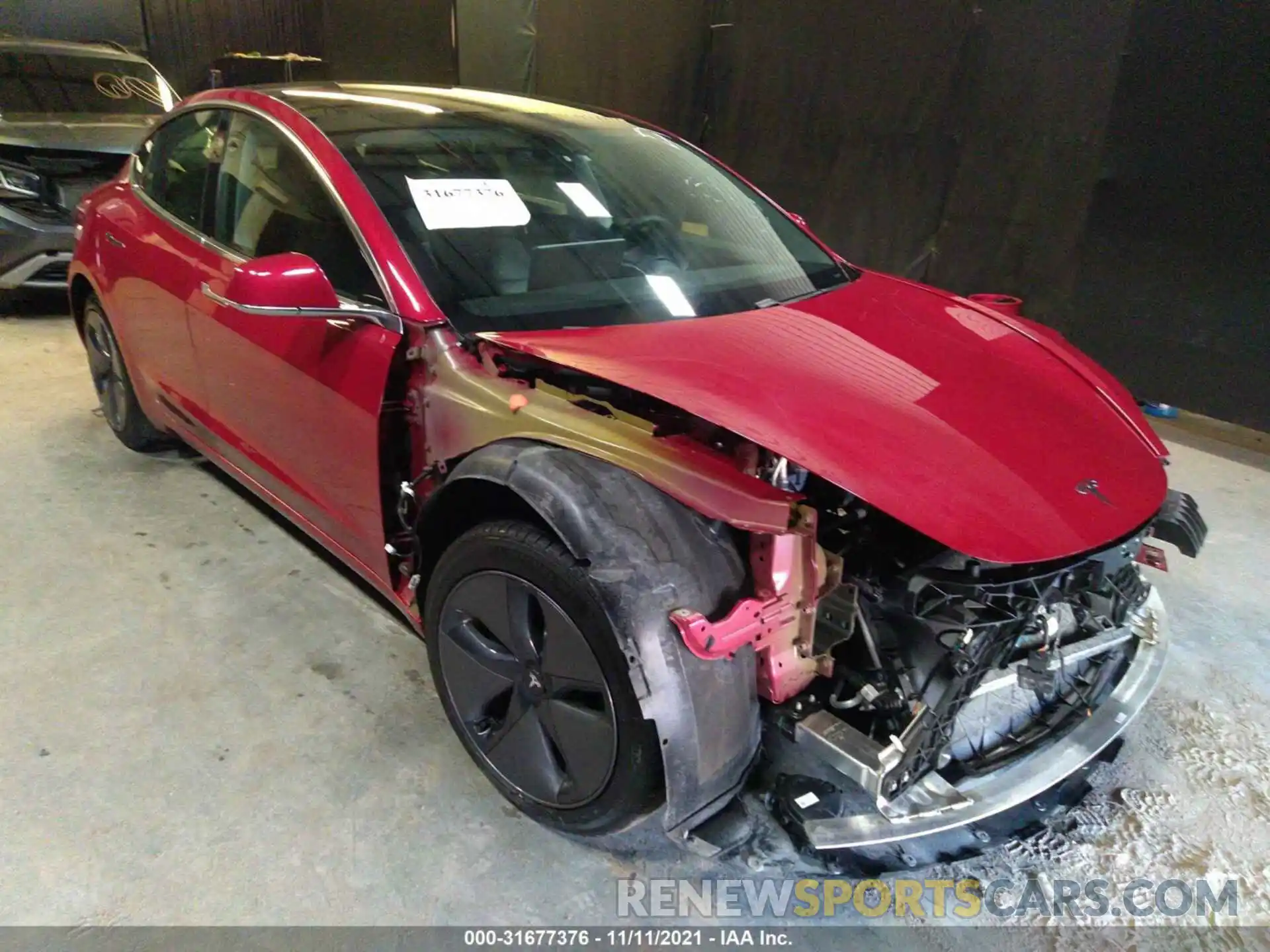 1 Photograph of a damaged car 5YJ3E1EA9LF606585 TESLA MODEL 3 2020