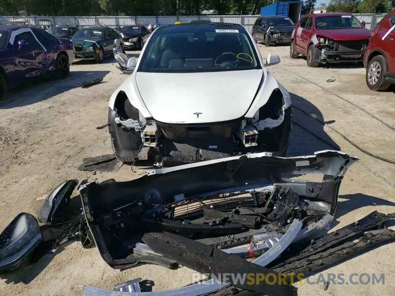 5 Photograph of a damaged car 5YJ3E1EA9LF612595 TESLA MODEL 3 2020