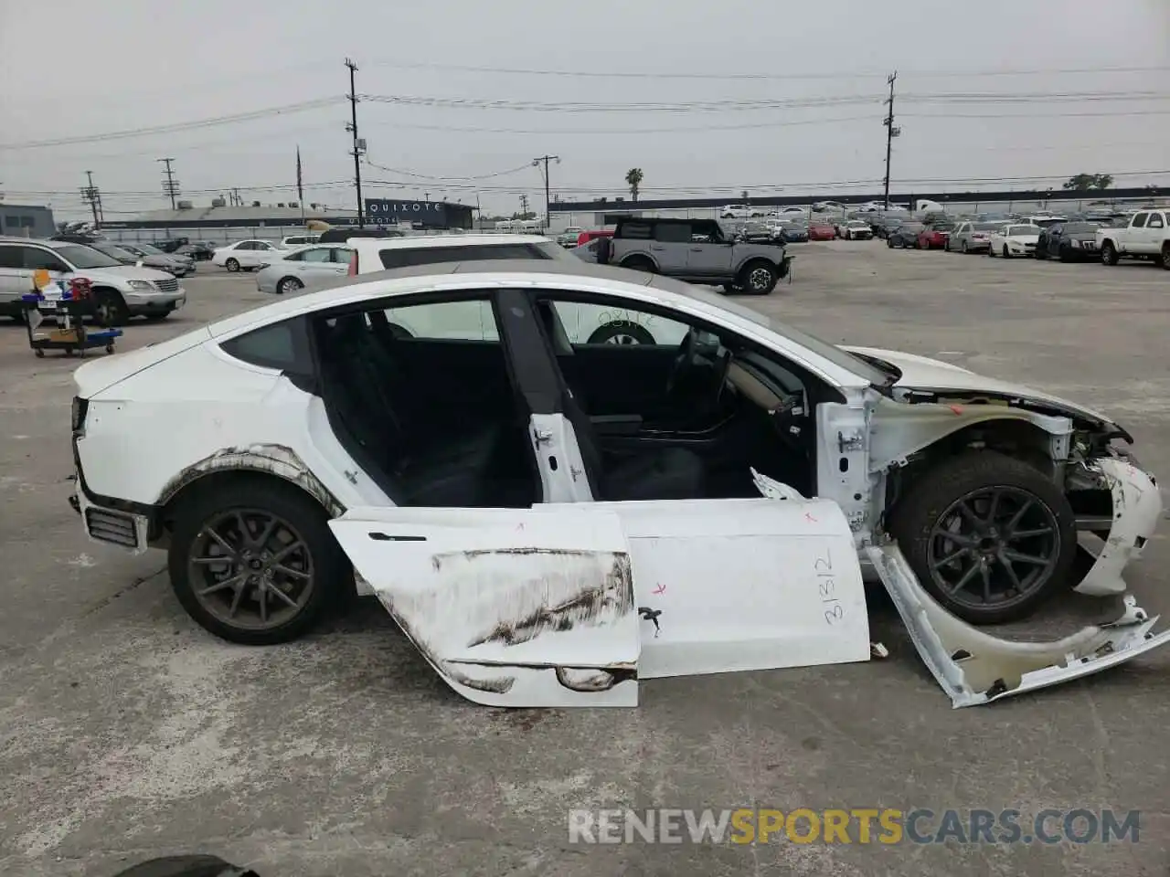 9 Photograph of a damaged car 5YJ3E1EA9LF613018 TESLA MODEL 3 2020