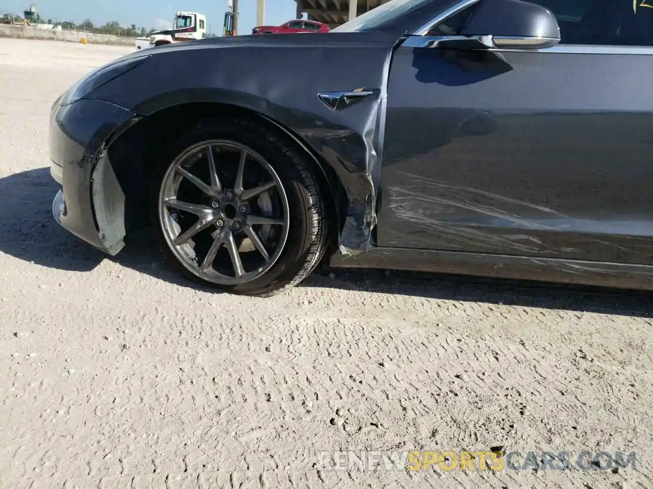 9 Photograph of a damaged car 5YJ3E1EA9LF630708 TESLA MODEL 3 2020