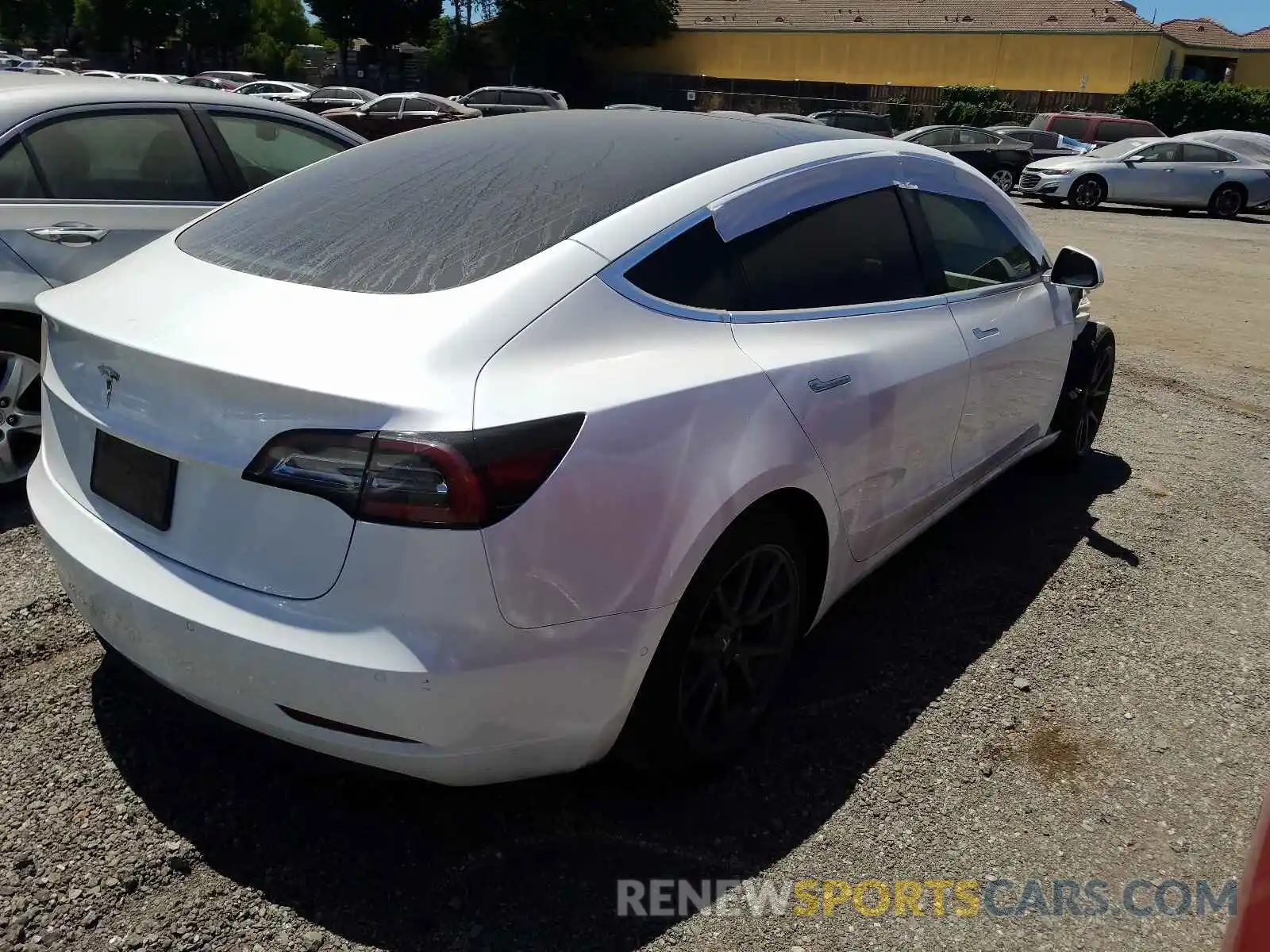 4 Photograph of a damaged car 5YJ3E1EA9LF631390 TESLA MODEL 3 2020