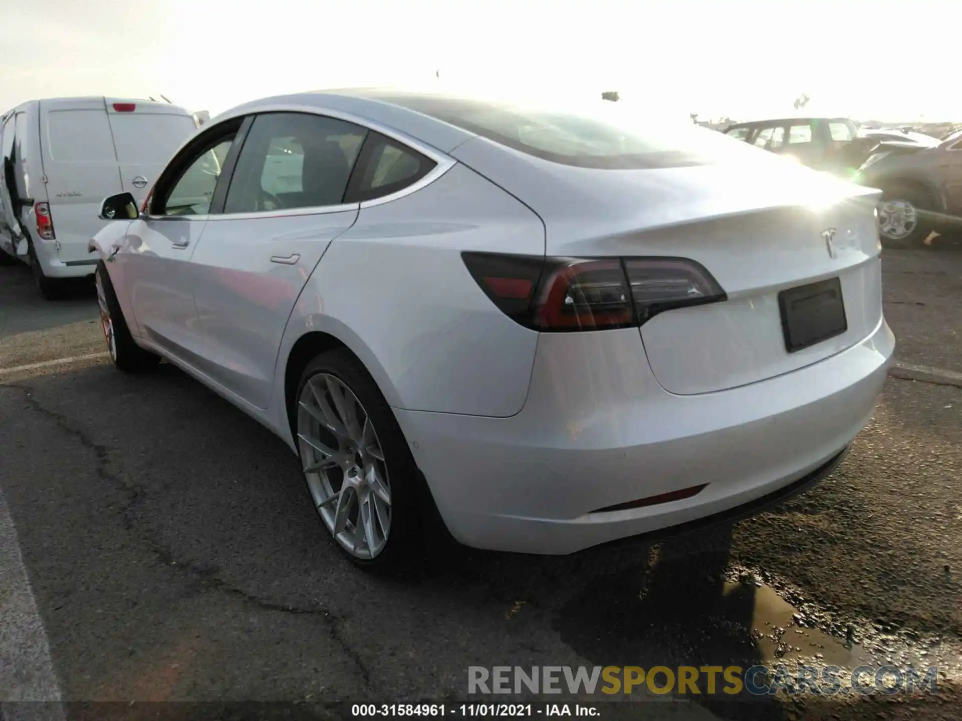 3 Photograph of a damaged car 5YJ3E1EA9LF632622 TESLA MODEL 3 2020