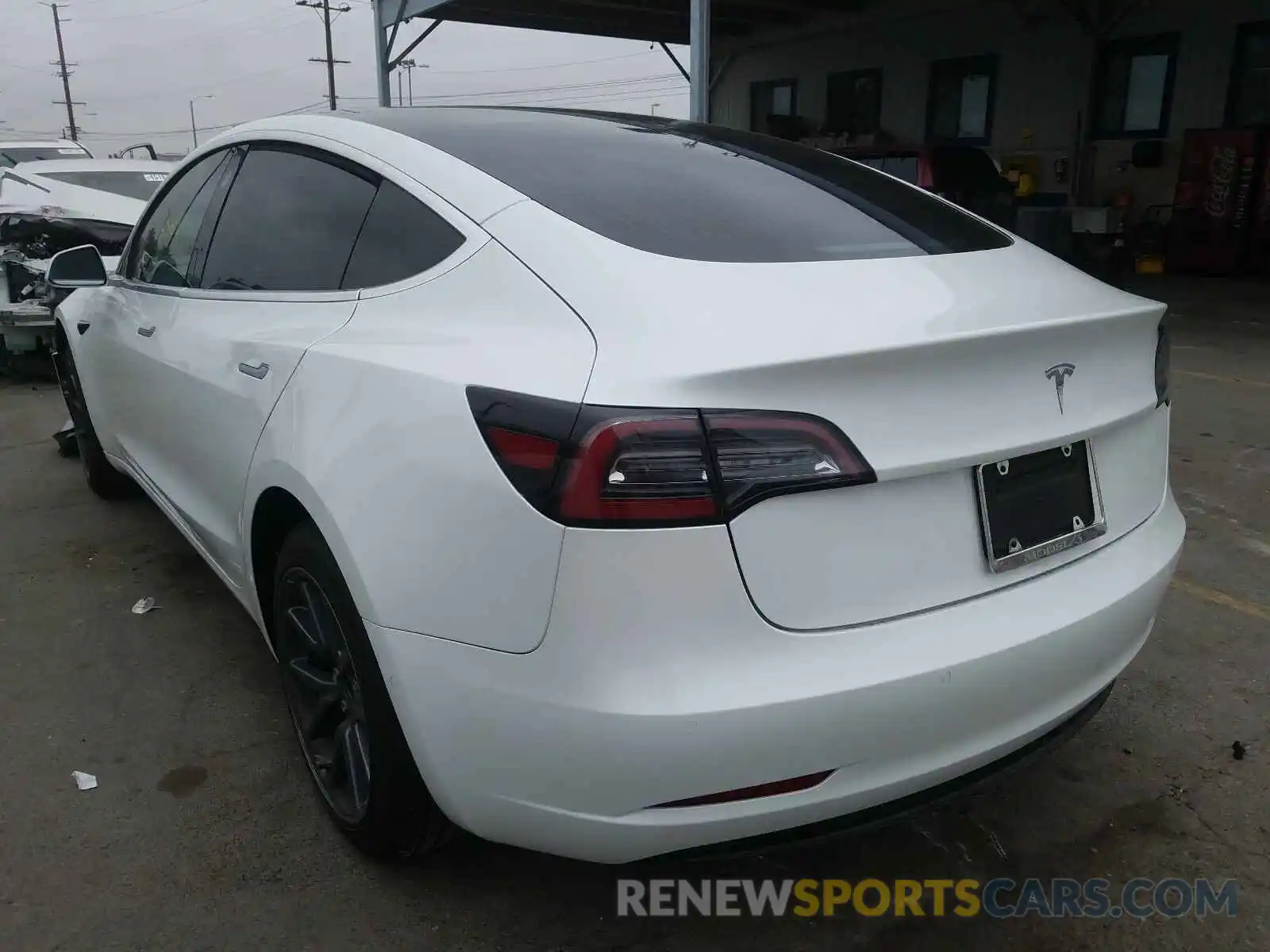 3 Photograph of a damaged car 5YJ3E1EA9LF634788 TESLA MODEL 3 2020