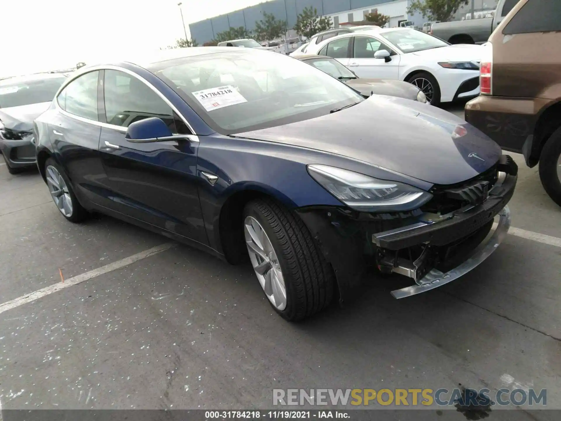 1 Photograph of a damaged car 5YJ3E1EA9LF645841 TESLA MODEL 3 2020